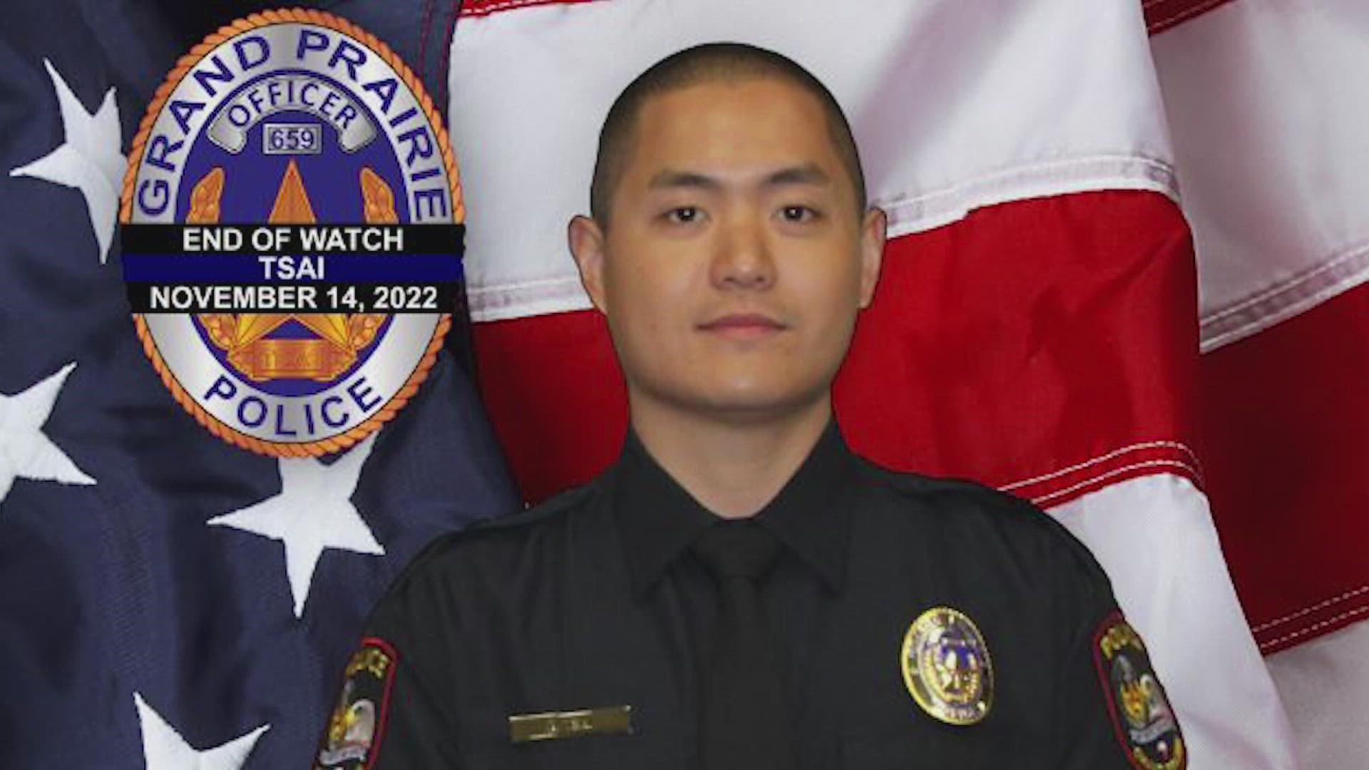 "Officer Brandon Tsai has now been officially sworn in to protect the streets of heaven," Chief Daniel Scesney said.