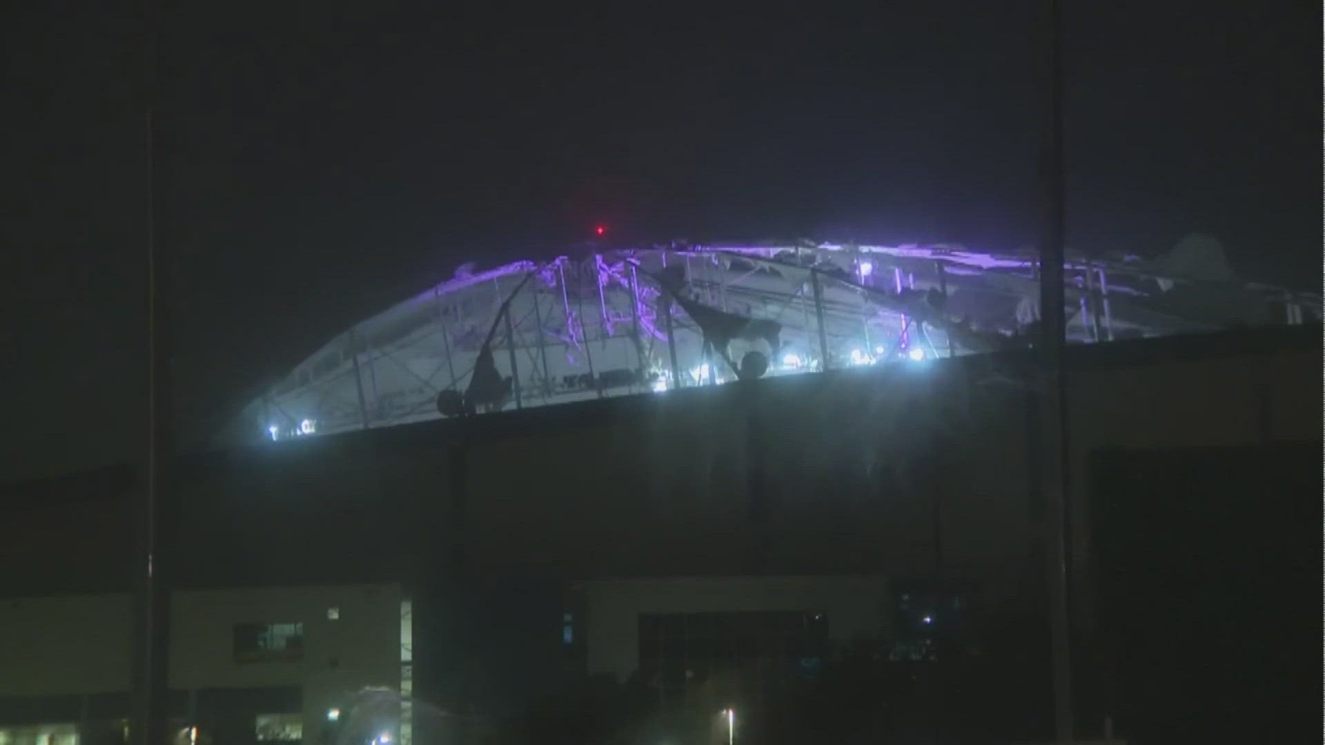 It's not clear if the linemen staying inside the Trop were evacuated.