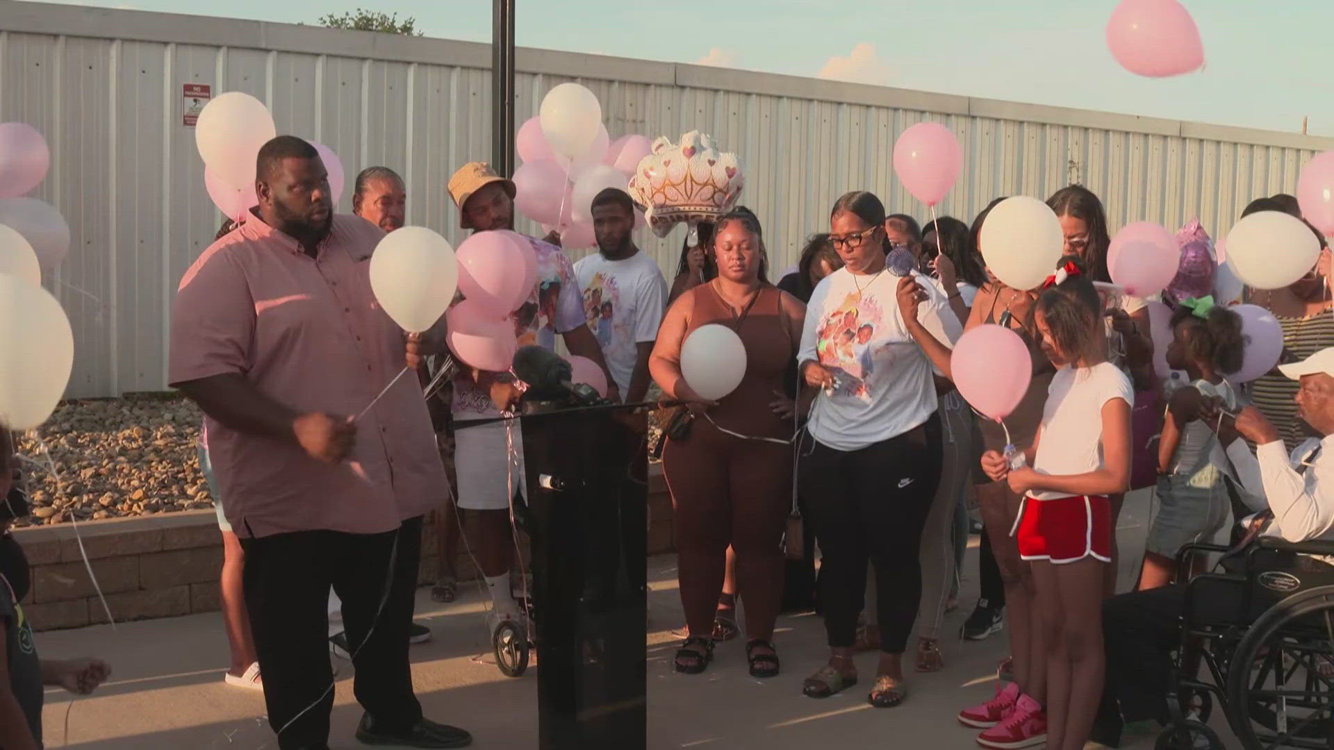 Their mother, Sharde Mills, fought back tears as shared the impact of losing her daughters - Ivy and Wynter.