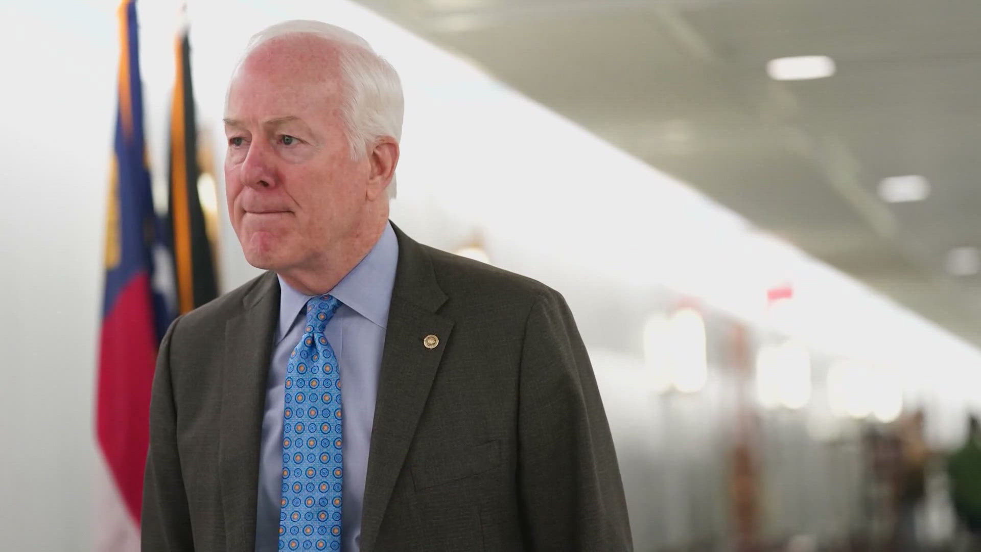 Texas Senator John Cornyn seeks to replace Mitch McConnell as Republican Leader in the U.S. Senate.