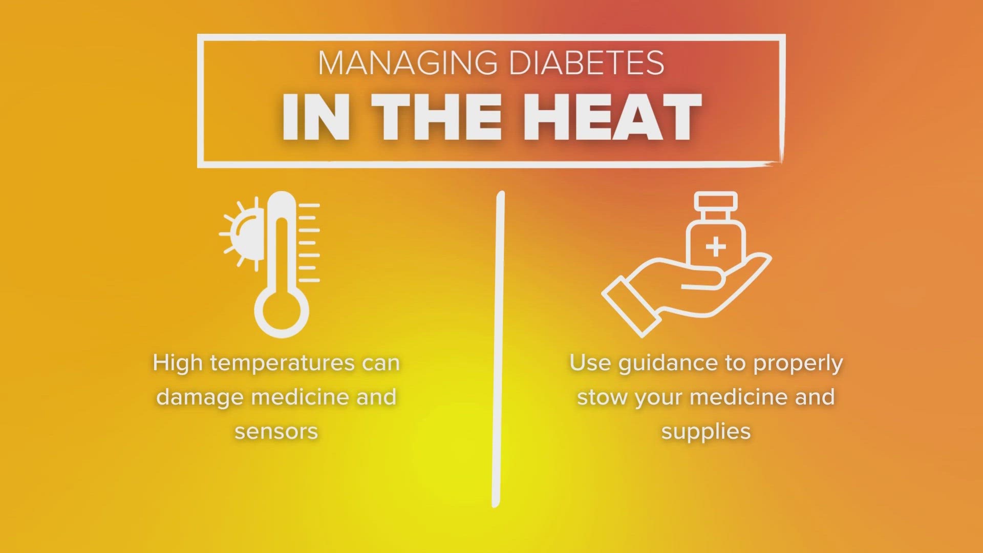 Heat safety Tips for people with diabetes