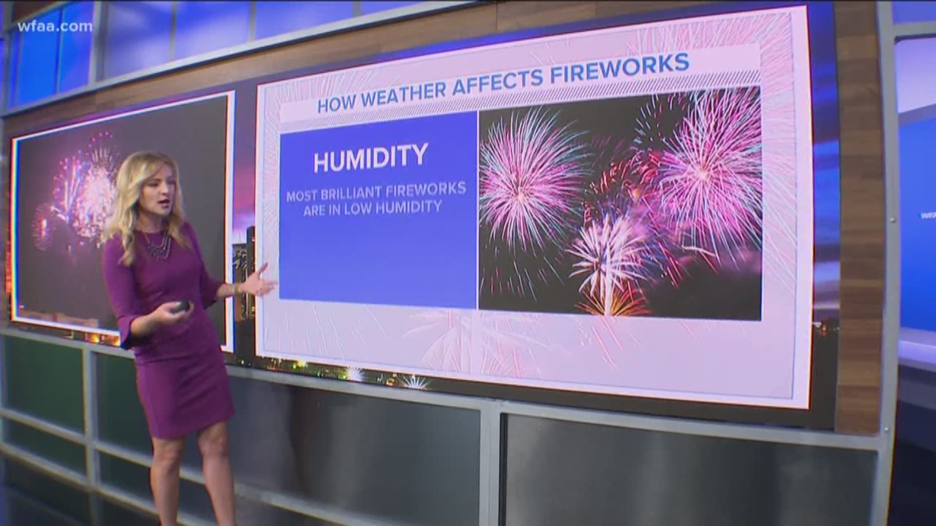 How weather affects fireworks