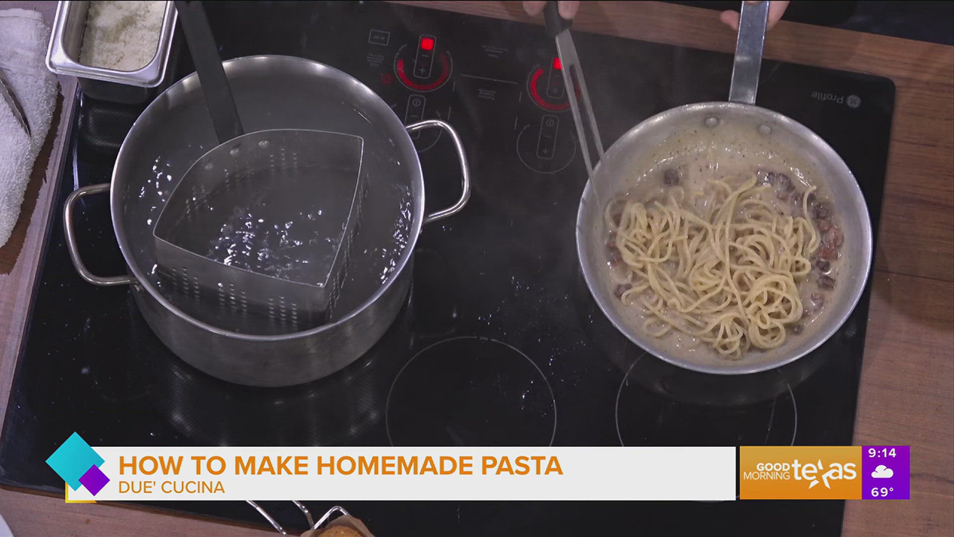 Chef Filippo Fiori, co-founder of Due' Cucina, tells us about their grand opening in Dallas and shows us how to make homemade pasta. 