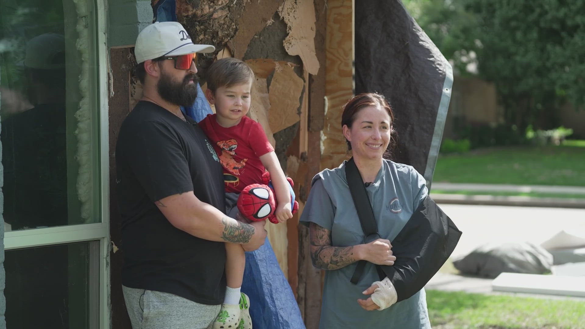 The impact of the crash sent a Plano mother flying, along with her 3-year-old son.