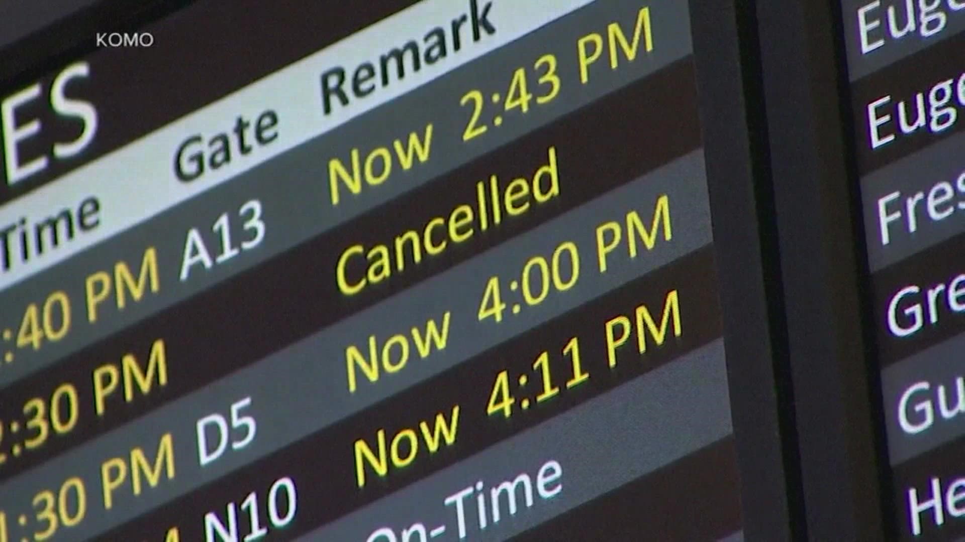 WFAA's Chris Sadeghi's on what you can expect you're driving and/or flying during the cold weather going across the US.