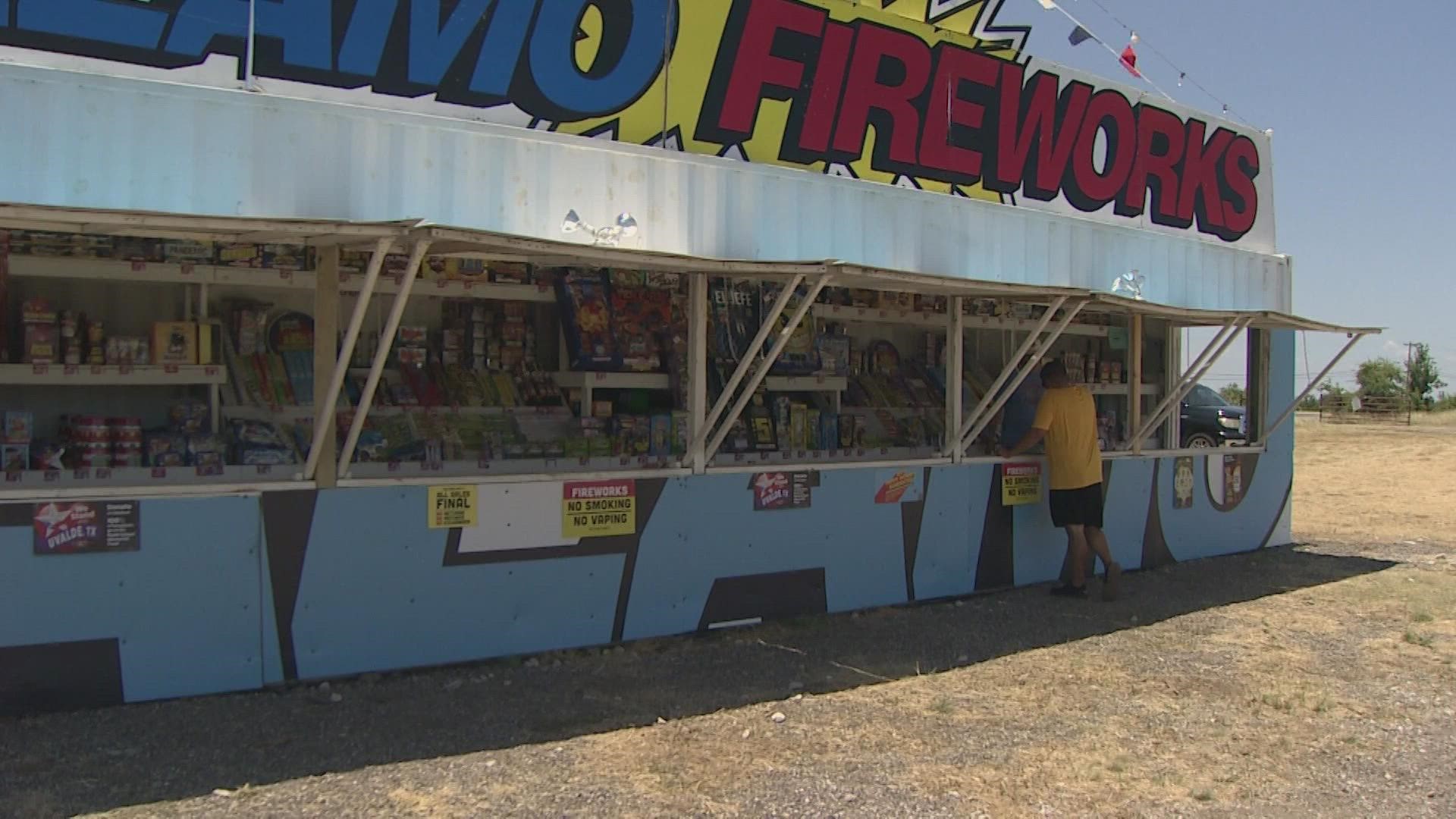 Fire Marshal Sean Hughes says a countywide fireworks ban is in place from now through Sept 6. That means no discharging fireworks at home due to dry conditions.
