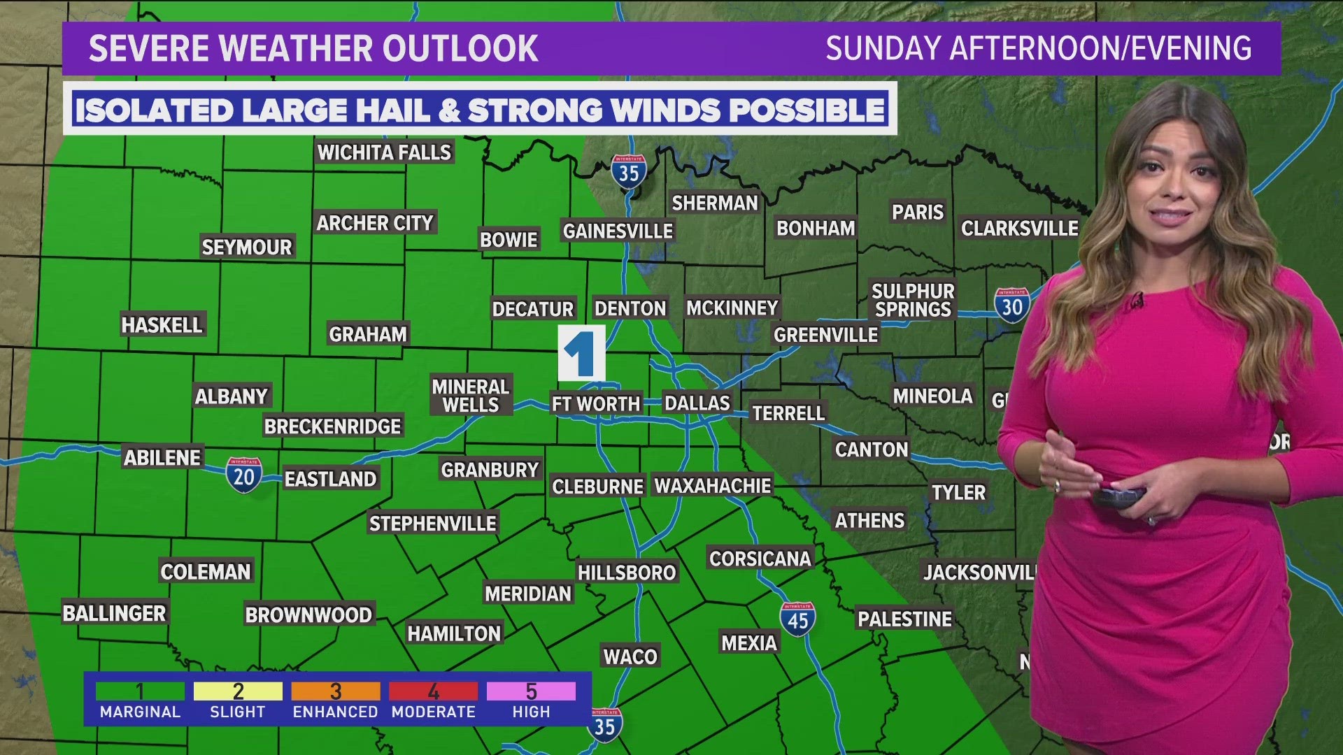 Everyone deals with the heat this weekend, but only some see storms.