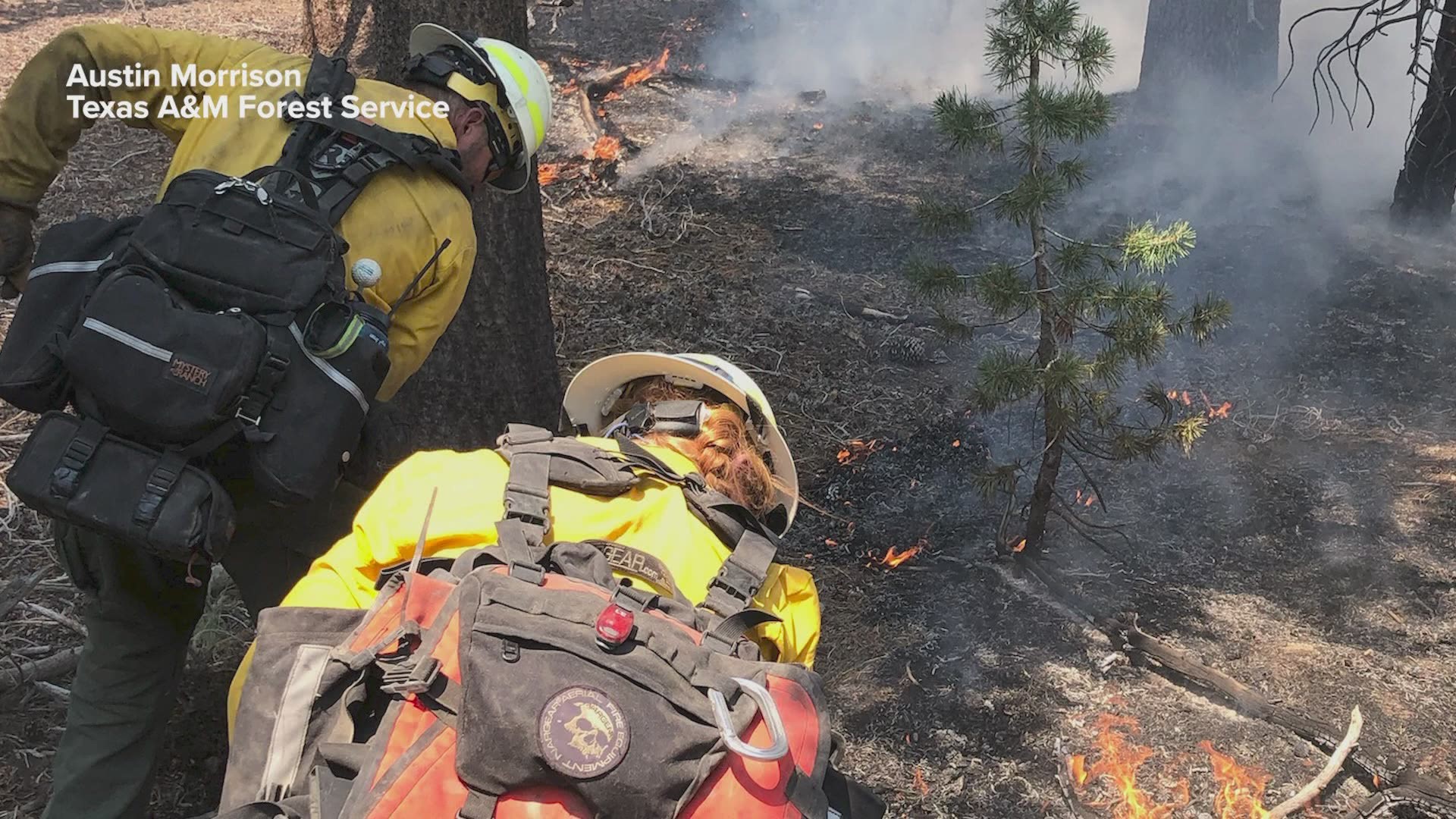 More than 70 Texas A&M Forest Service personnel are fighting wildfires in the western states, including Denton native, Austin Morrison.