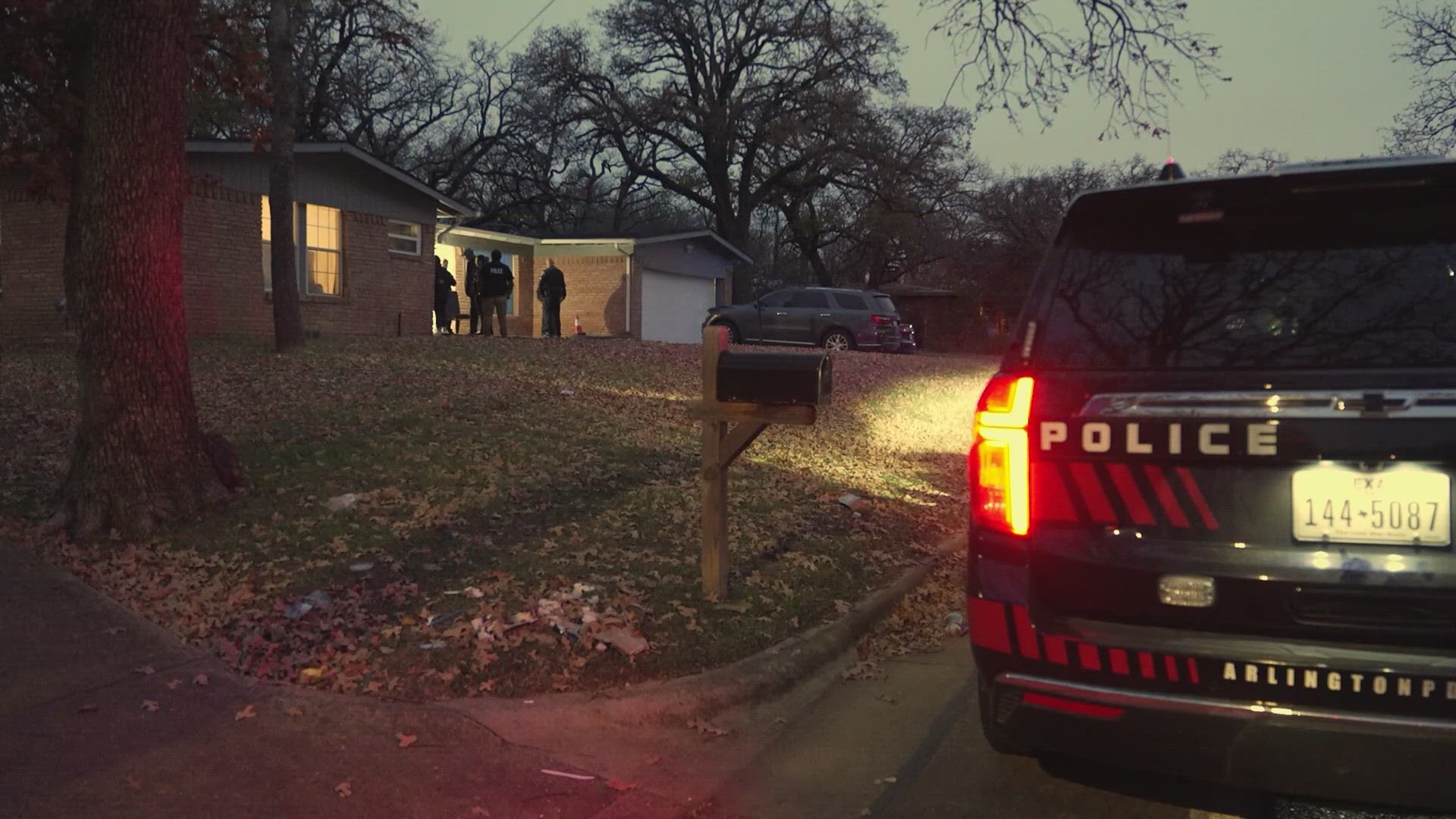 The home intruder broke every window of the home, sources told WFAA. Police said no one will be facing any charges.