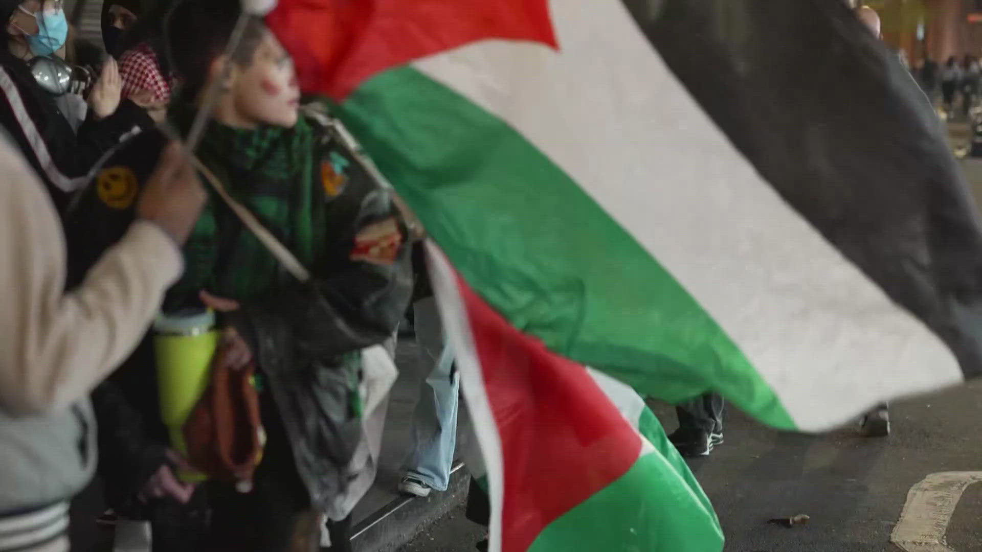 Pro-Palestinian demonstrations broke out on more campuses on Tuesday.