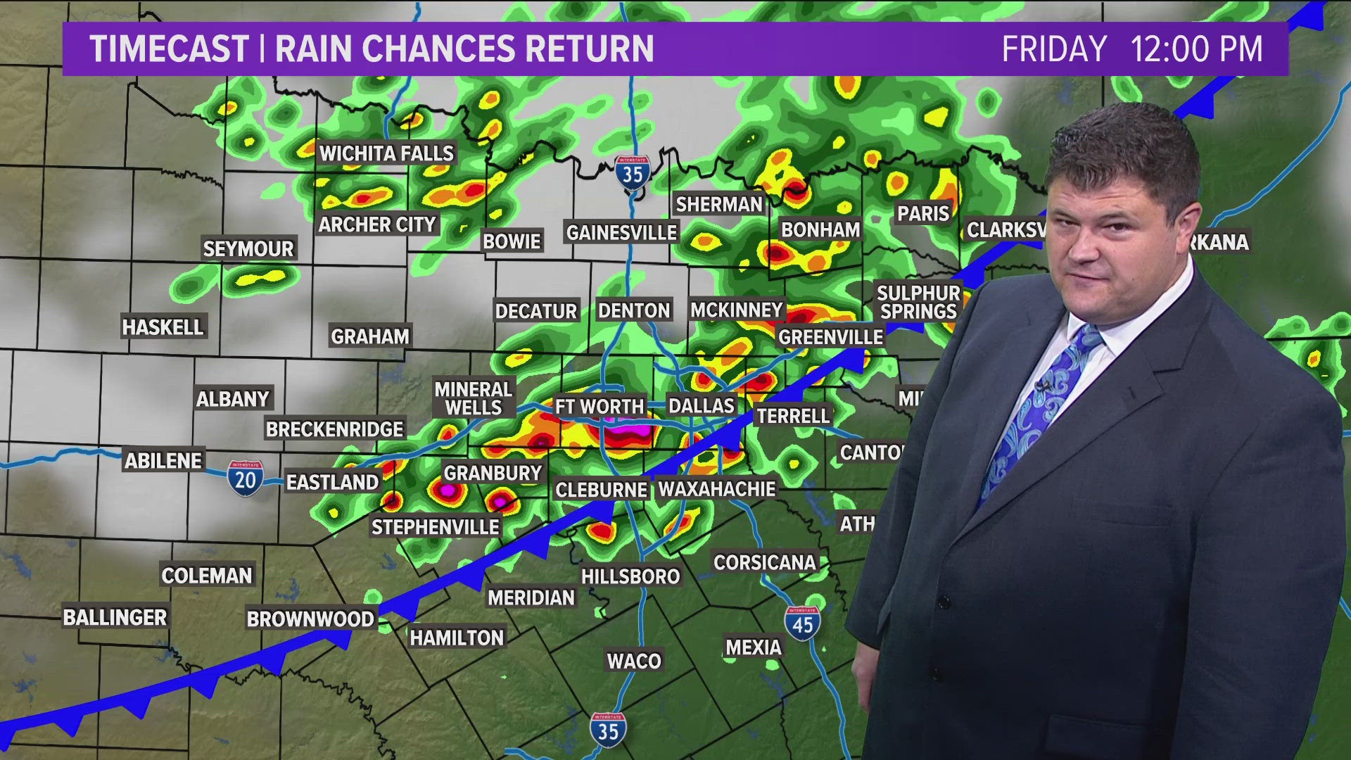 DFW Weather: Rain and a break from the high heat on the way | wfaa.com