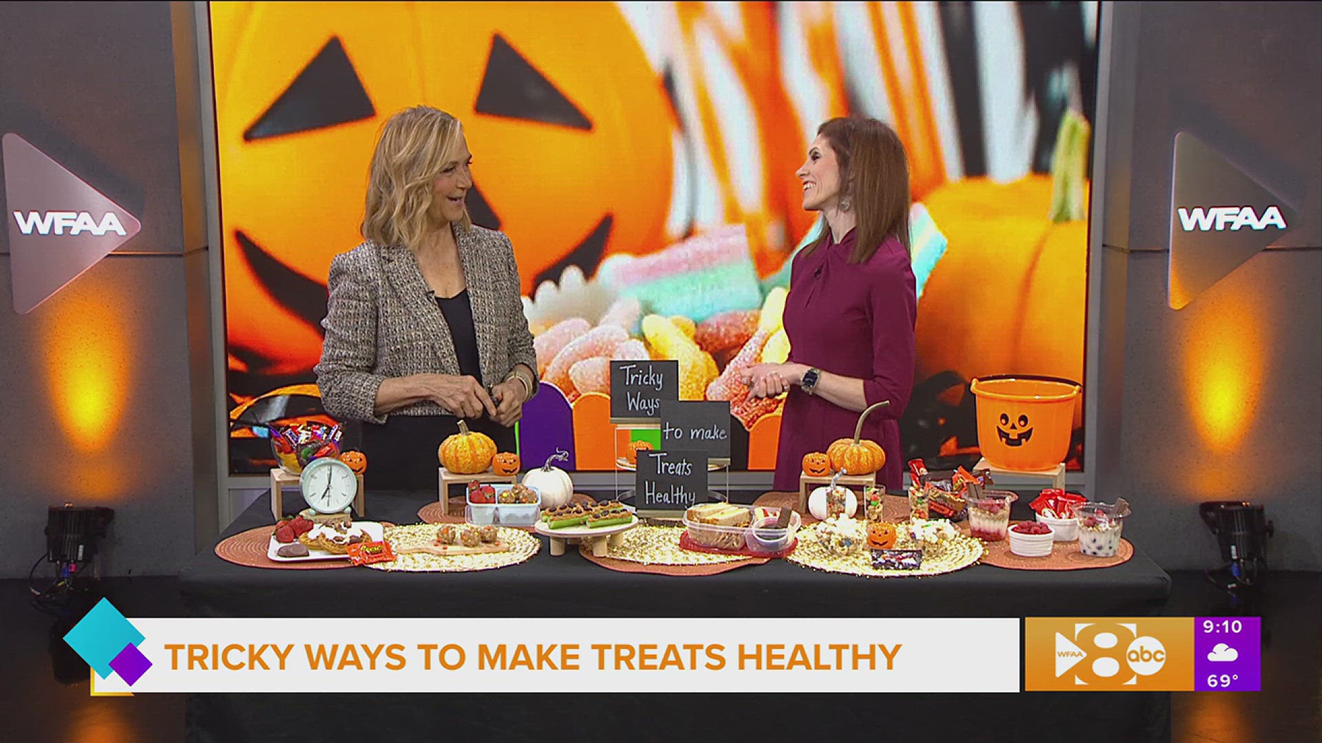 Registered dietician Amy Goodson shares ways to flip your Halloween candy into a healthier option.