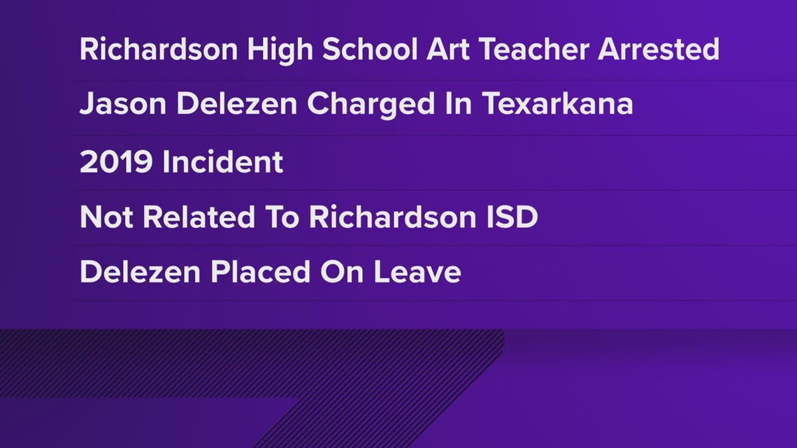 North Texas Teacher Arrested For Inappropriate Relationship With Minor Officials Say 2225