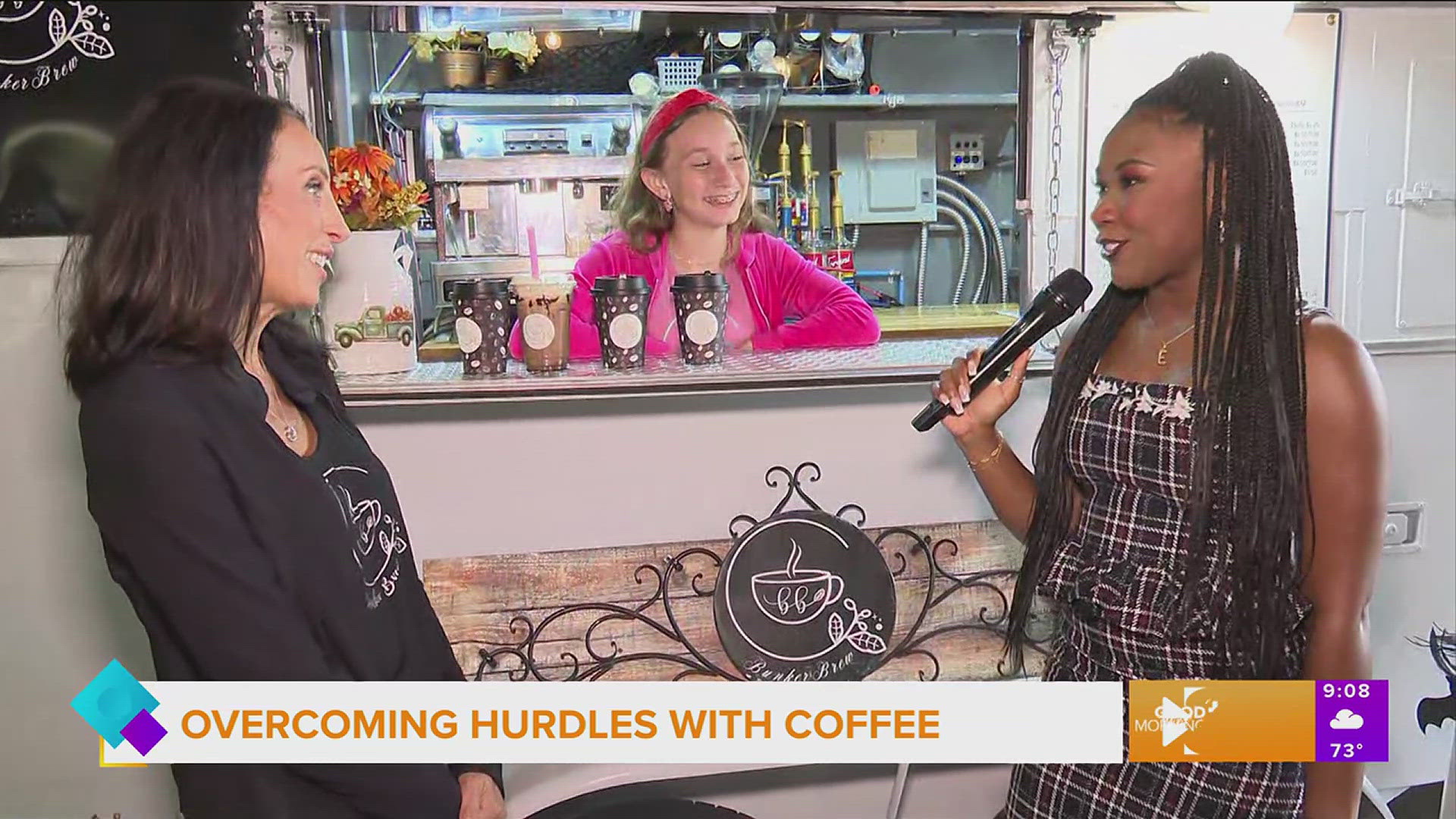 Bunker Brew mother-daughter duo Amy and Sophia Stumpf share the inspiring story behind their coffee trailer.