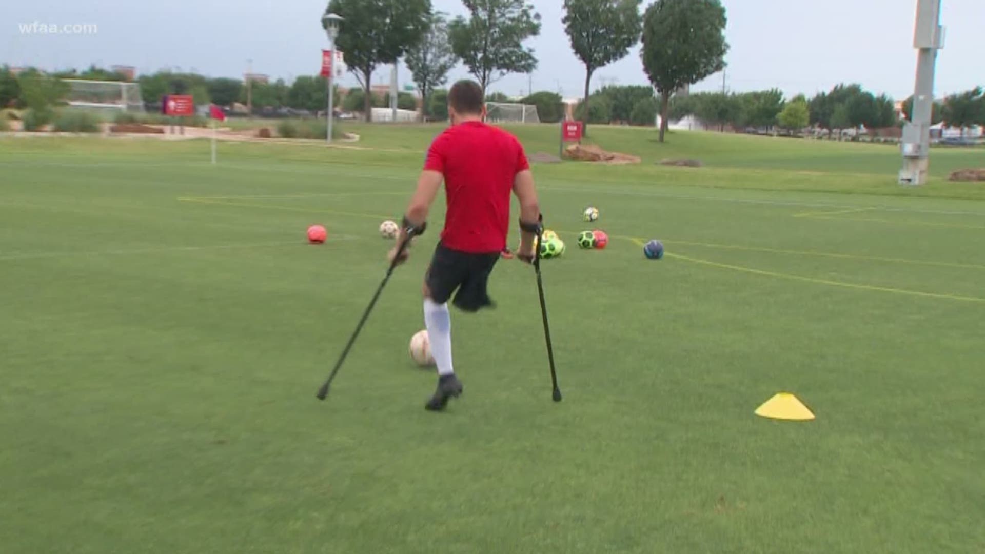 FC Dallas hosts training sessions for the United State's Men's National Amputee Team.