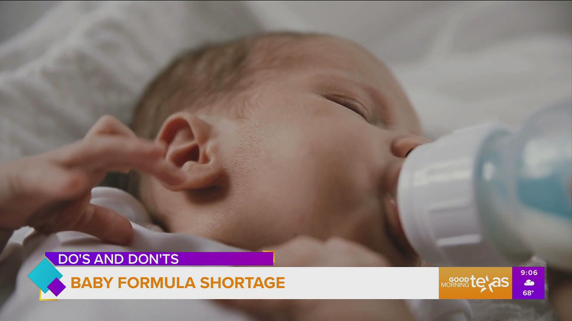 Courtney Gowin helps explains the Dos and Don’ts when it comes to the baby formula shortage.
