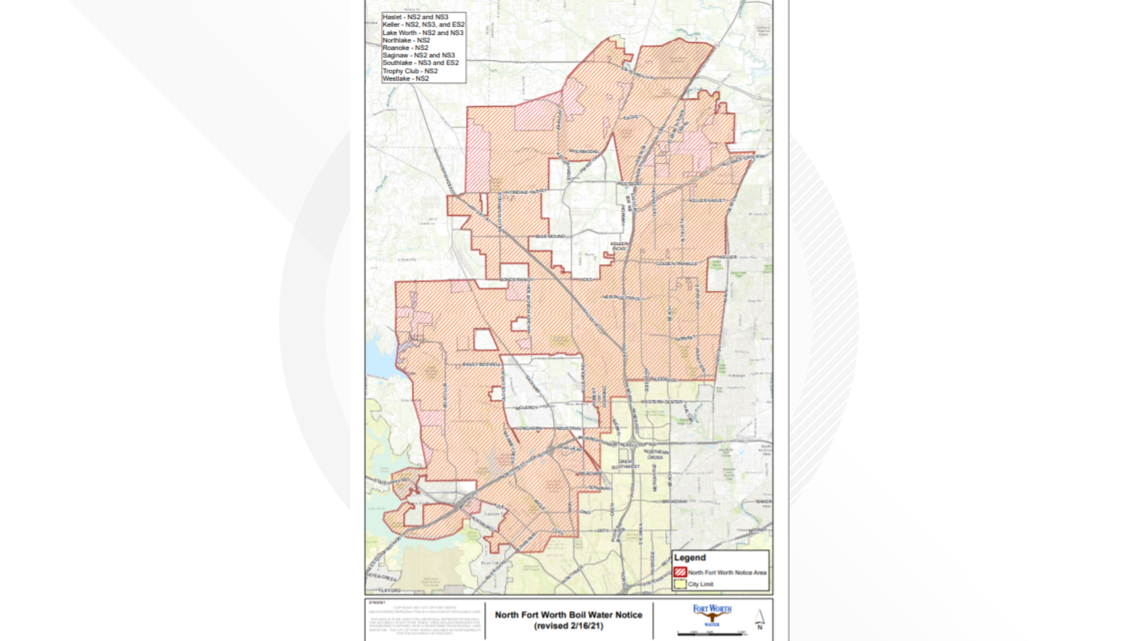 Water Boil Notice Map Fort Worth Residents Cope With No Power Or Water As Outages Continue Amid A Boil  Water Order | Wfaa.com