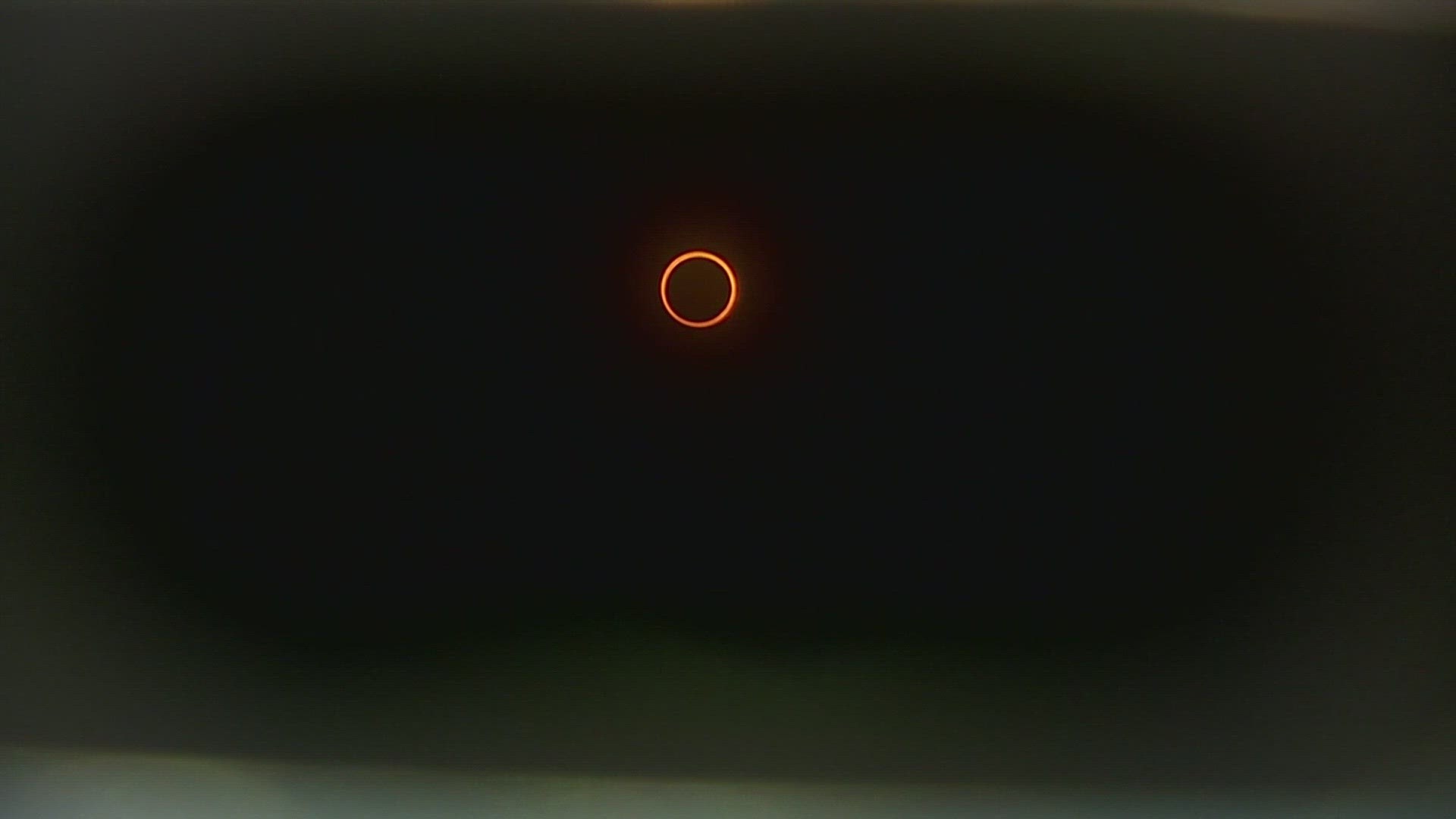 The Ring of Fire annular eclipse will cross Texas skies on Saturday morning.
