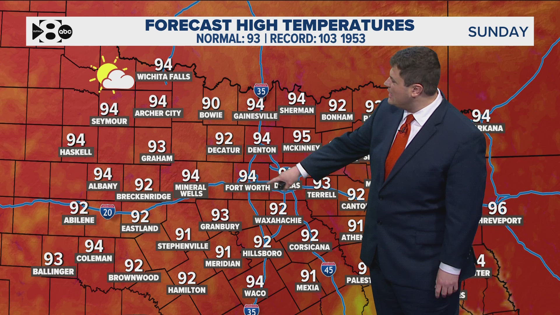 The heat index will be in the triple digits most afternoons. 