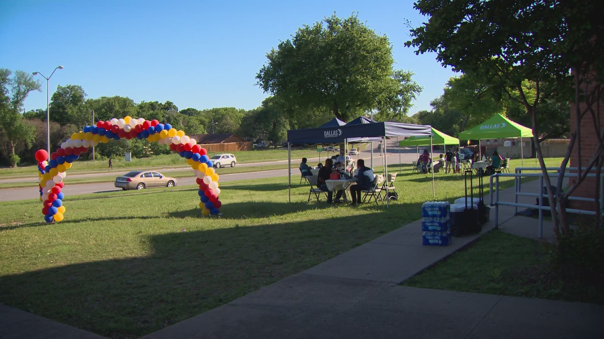 Block parties are popping up in communities across Dallas on Tuesdays and Thursdays throughout the month of May.