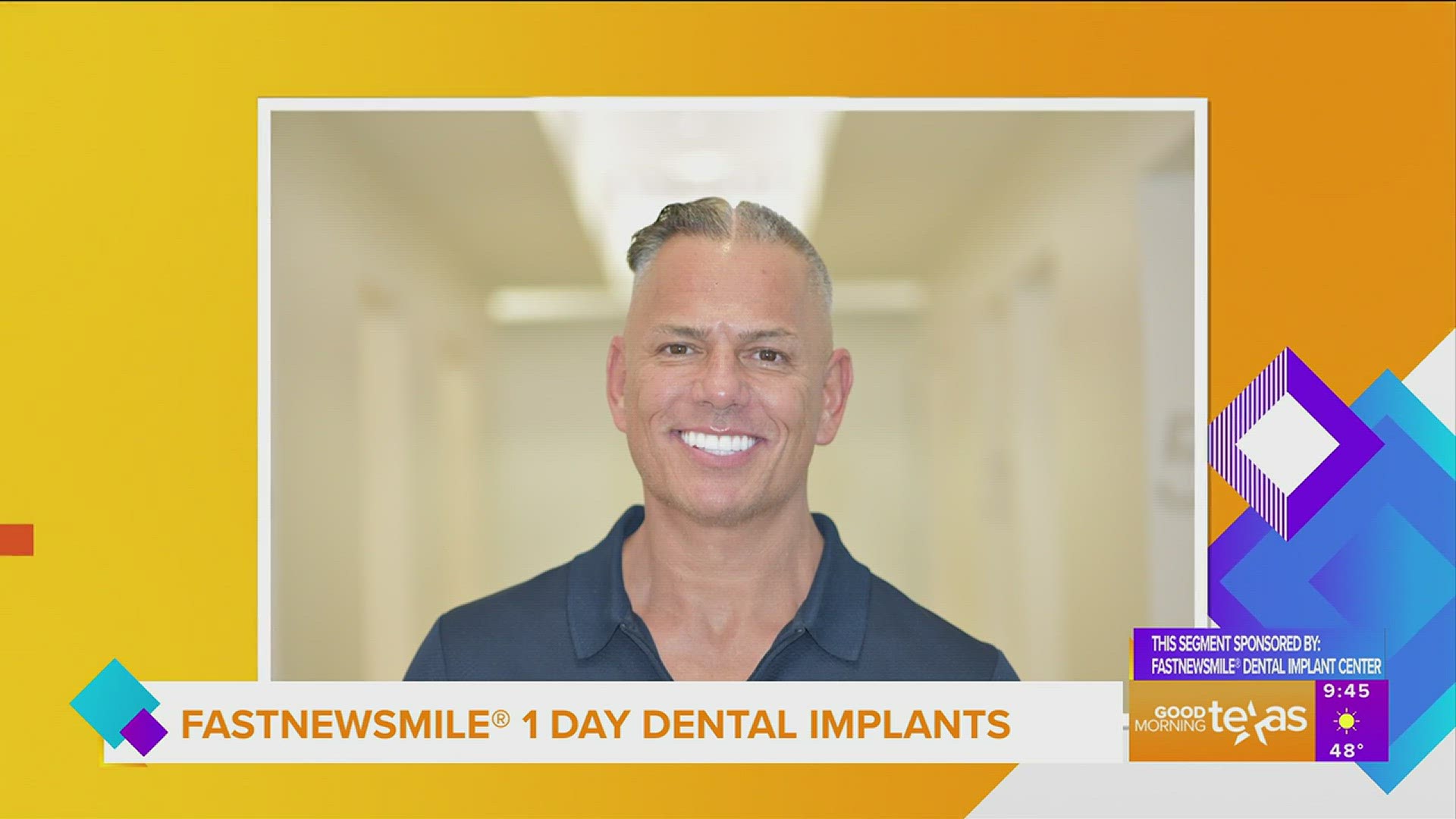 This segment is sponsored by FastNewSmile® Dental Implant Center. Call 877.434.5110 or go to fastnewsmile.com for more information.