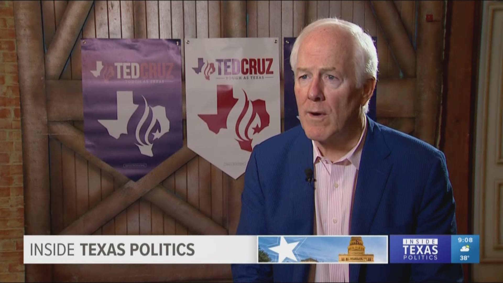 Patrick Svitek, one of the top political reporters at the Texas Tribune, filled in for Ross Ramsey. Svitek joined host Jason Whitely to discuss whether Sen. John Cornyn will be vulnerable next election.