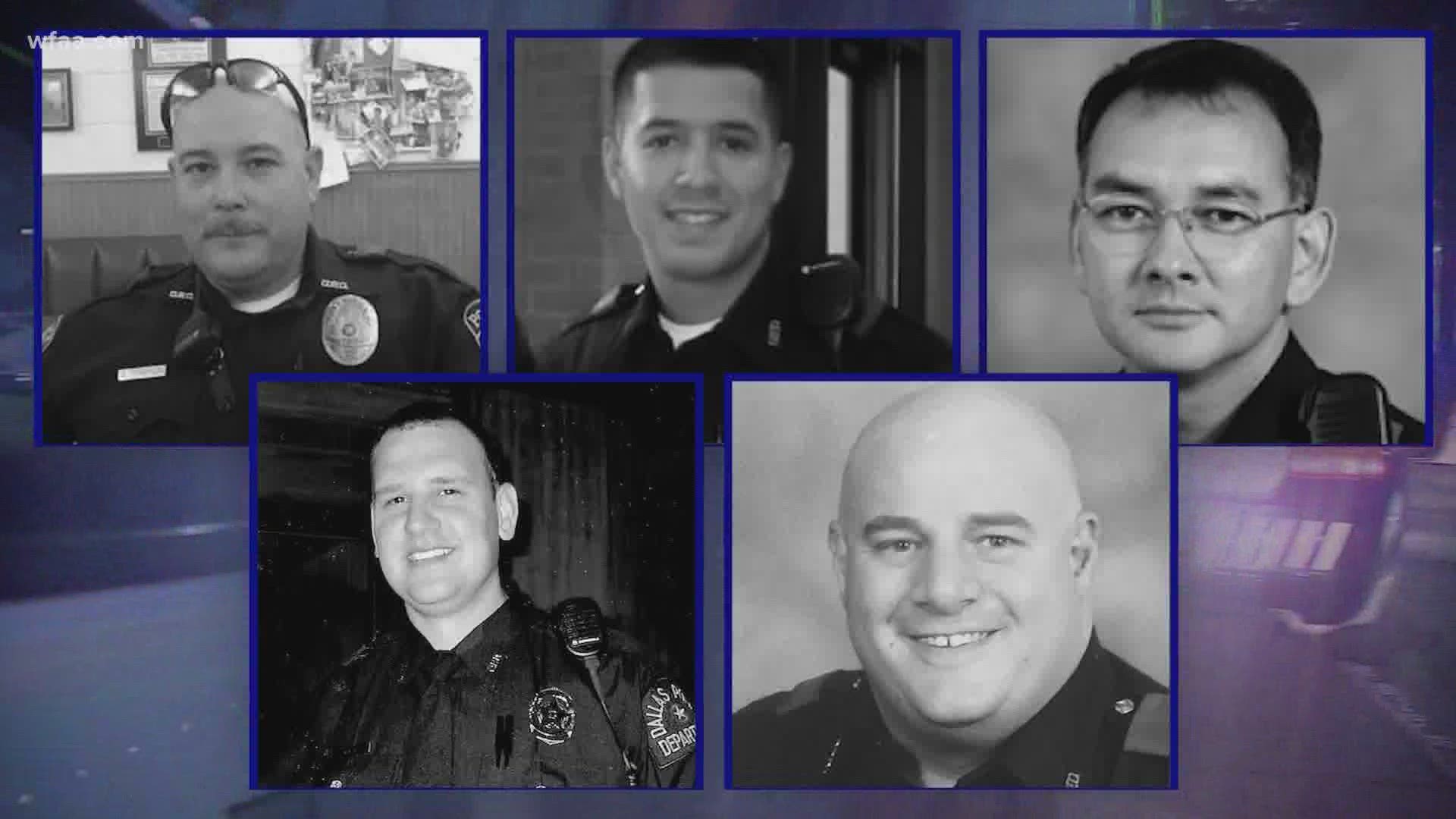 Four years ago, five Dallas officers died when a man hijacked a protest against police brutality and began shooting at anyone in uniform.