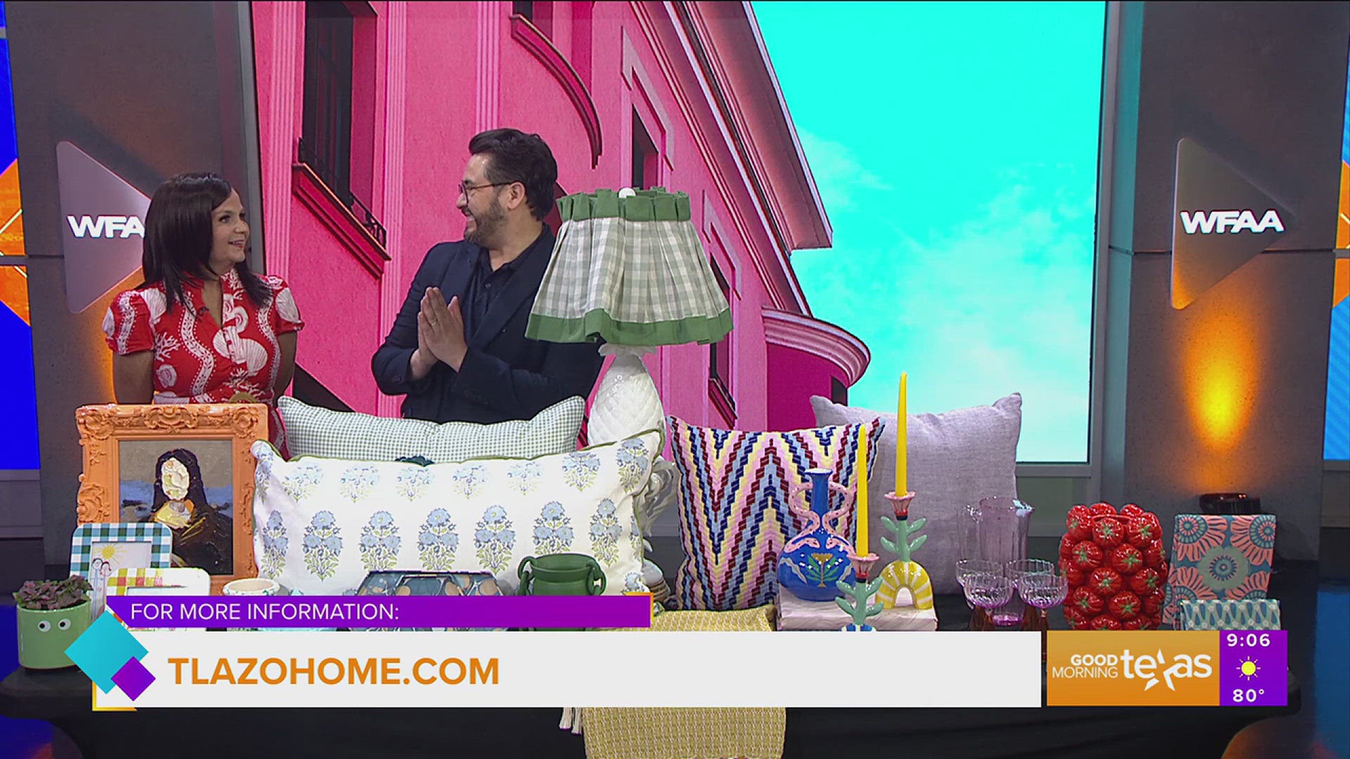 Alejandro Gonzalez with Tlazo Home shares how to add dopamine decor throughout your home. Go to tlazohome.com for more information.