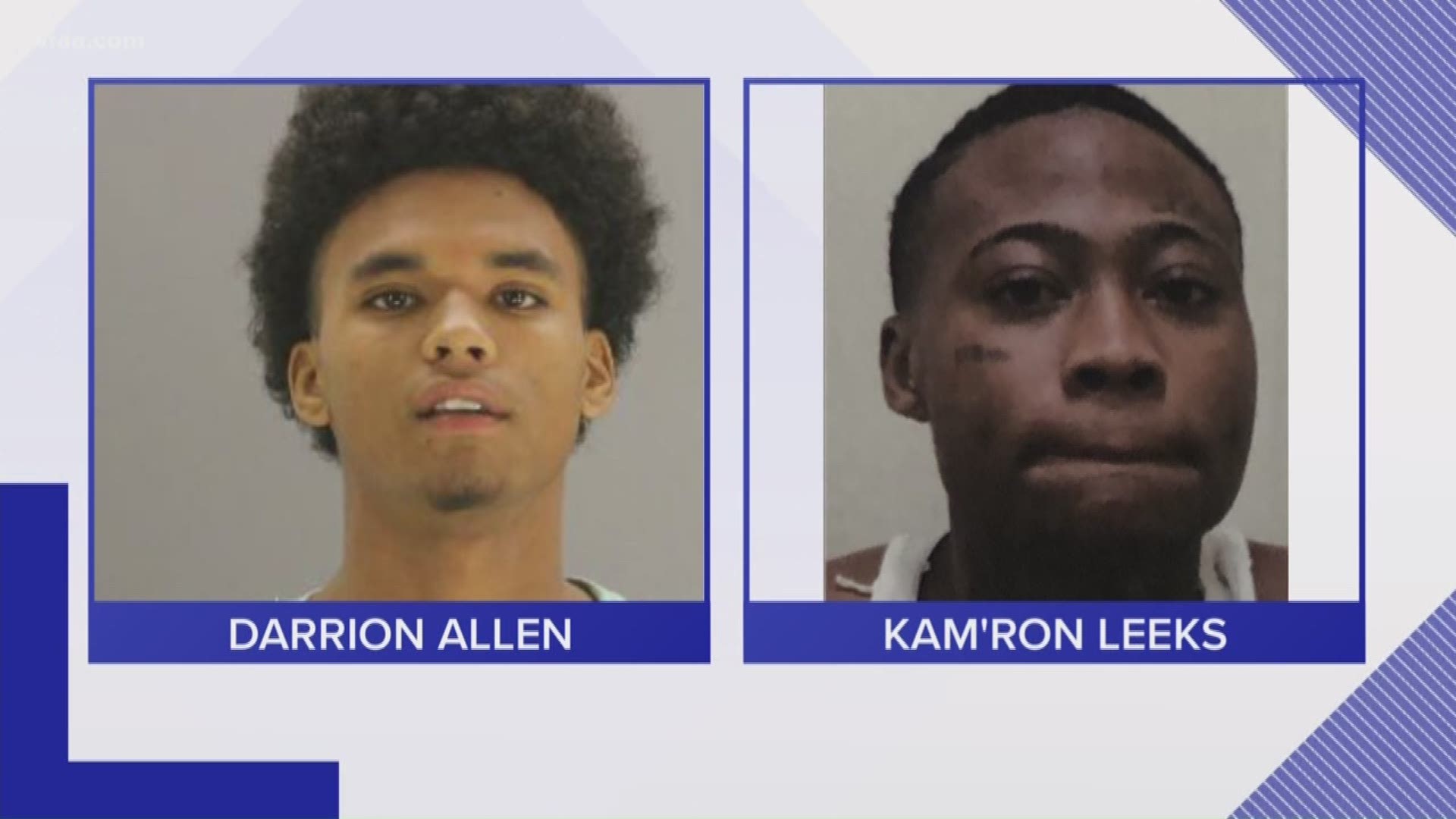 According to Dallas police, around 9 p.m. on Jan. 2, Darrion Allen, 19 and Kam’Ron Leeks, 17, shot and killed 47-year-old Anthony Lee Ross.