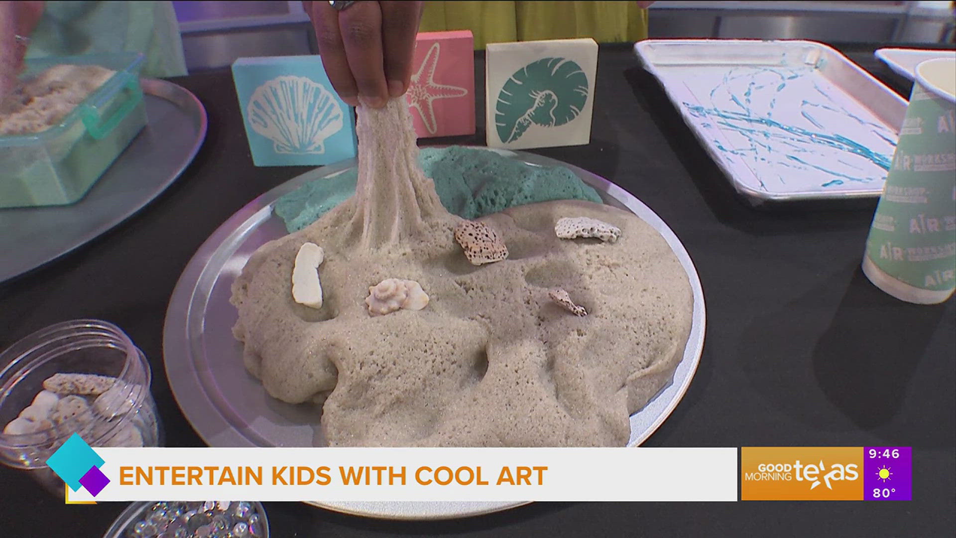 Whitney Catarella with AR Workshop Dallas shows us some cool crafts you can do at home. Go to arworkshop.com/dallas for more information.