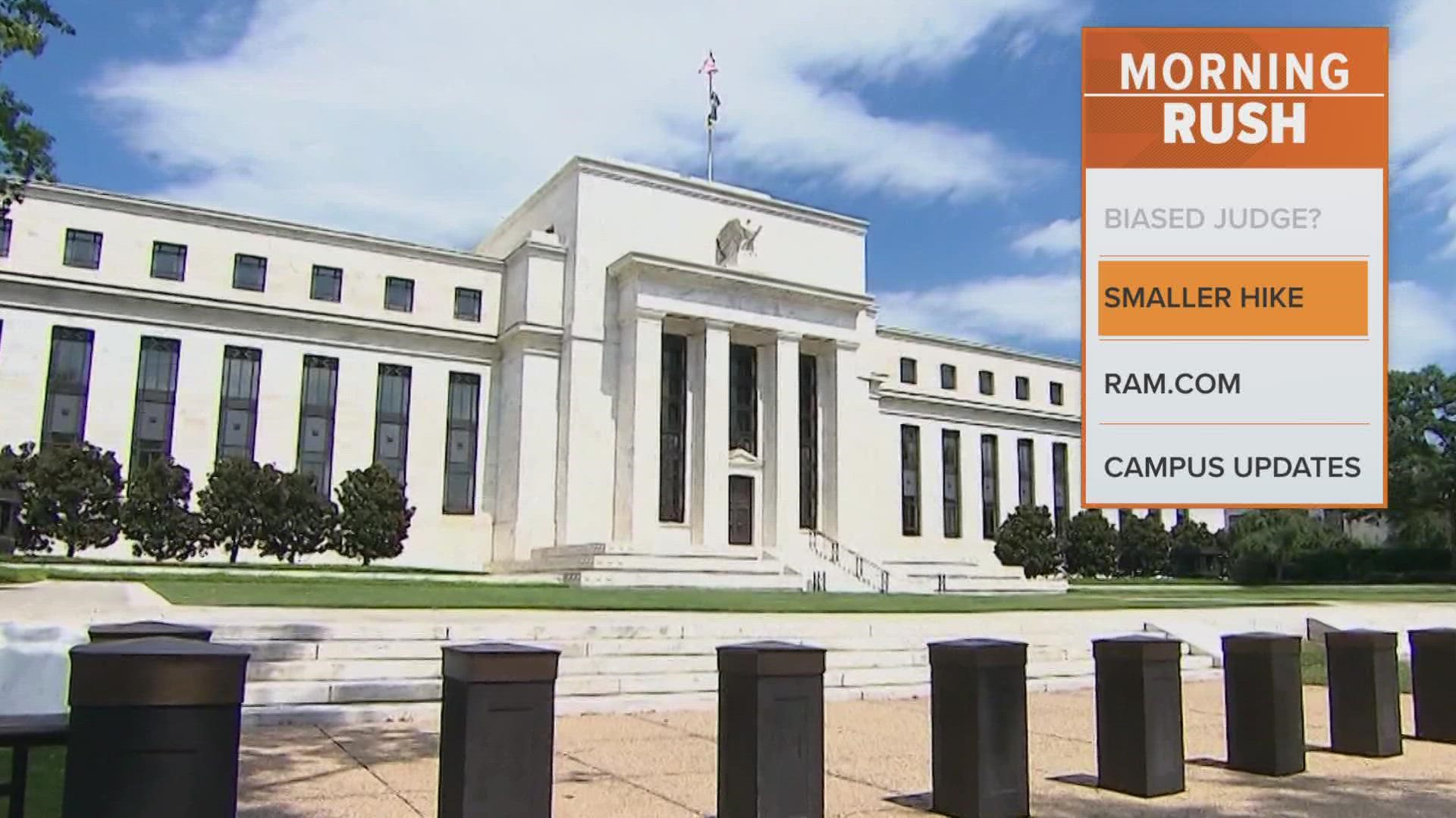 Federal Reserve to announce smaller 7th rate hike for 2022 | wfaa.com