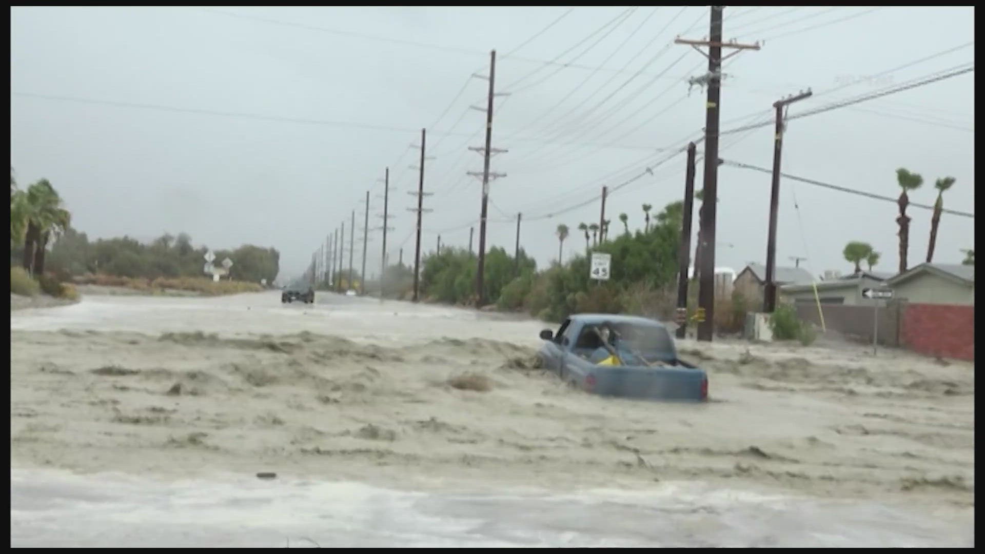 WFAA's Mariel Ruiz has an update on Tropical Storm Hilary and its path through California.