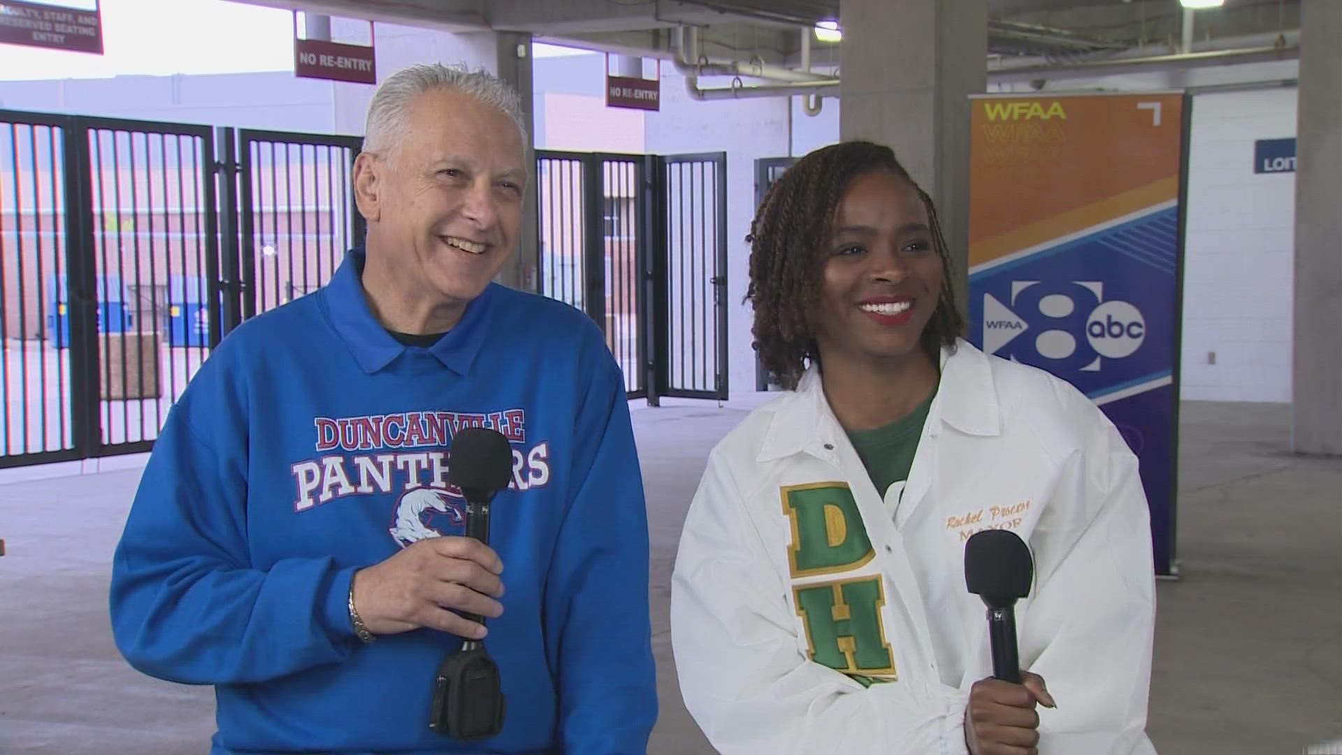 Duncanville Mayor Barry Gordon and DeSoto Mayor Rachel Proctor sat down with WFAA to talk about the Friday night football game between DeSoto and Duncanville.