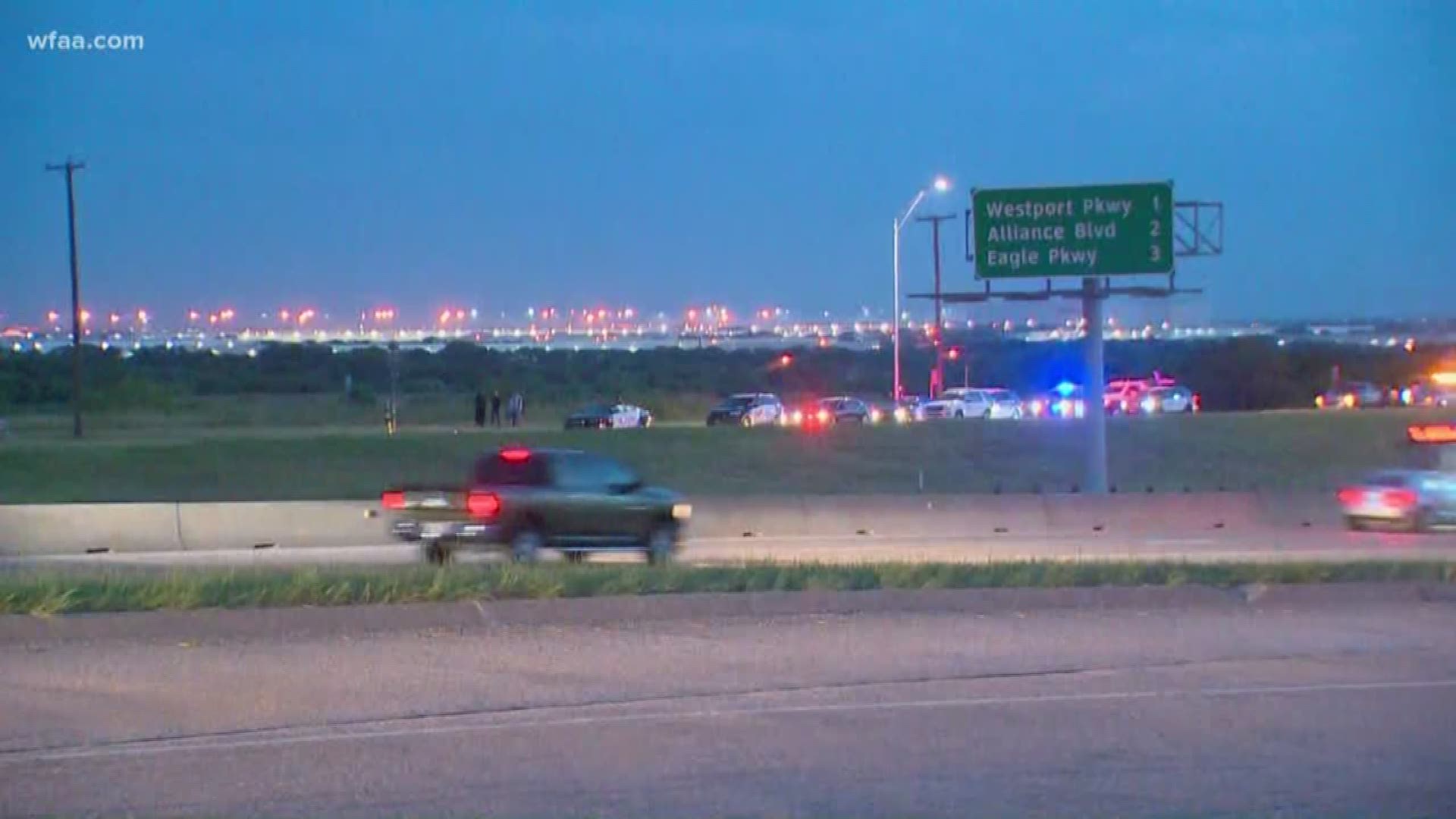 Tow truck driver killed in crash on southbound I-35W at Alliance Gateway Freeway