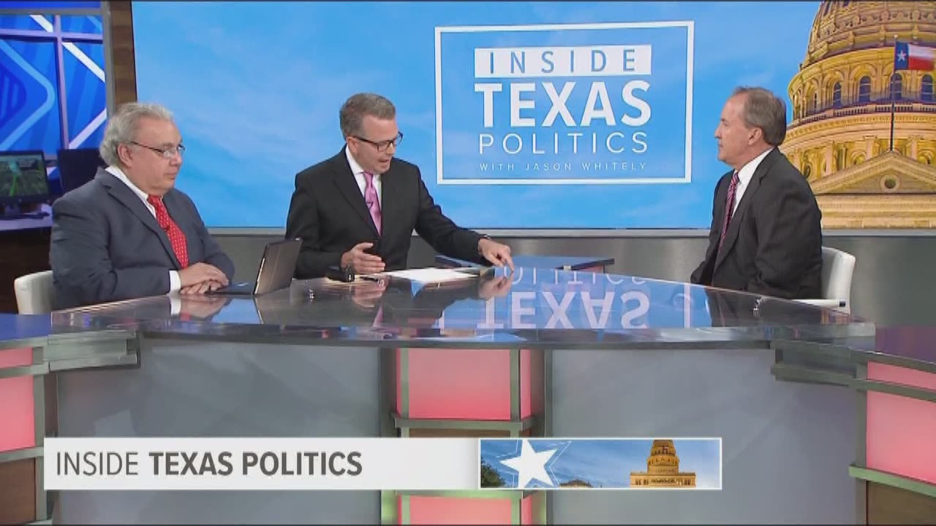 nside Texas Politics begins with a pivotal court hearing a week from Wednesday regarding the legal future of the so-called Dreamers. Attorney General Ken Paxton, R-Texas, sued to stop the federal program from accepting new DACA applicants and hopefully fo