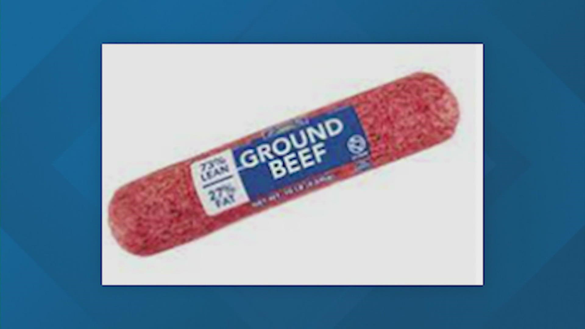 H-E-B said the ground beef involves 5-and 10-pound chubs of the Hill Country Fare 73% lean ground beef, and the 80% lean ground chucks.