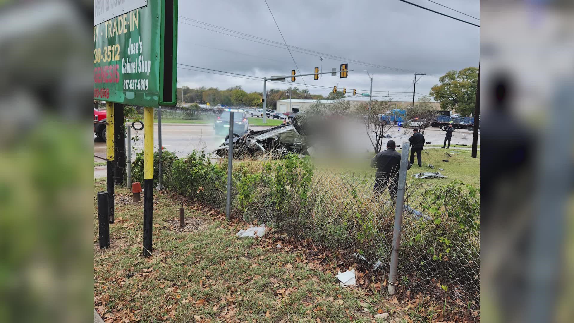 During the course of their investigation, Fort Worth police said the suspect vehicle had been reported stolen from Grand Prairie.