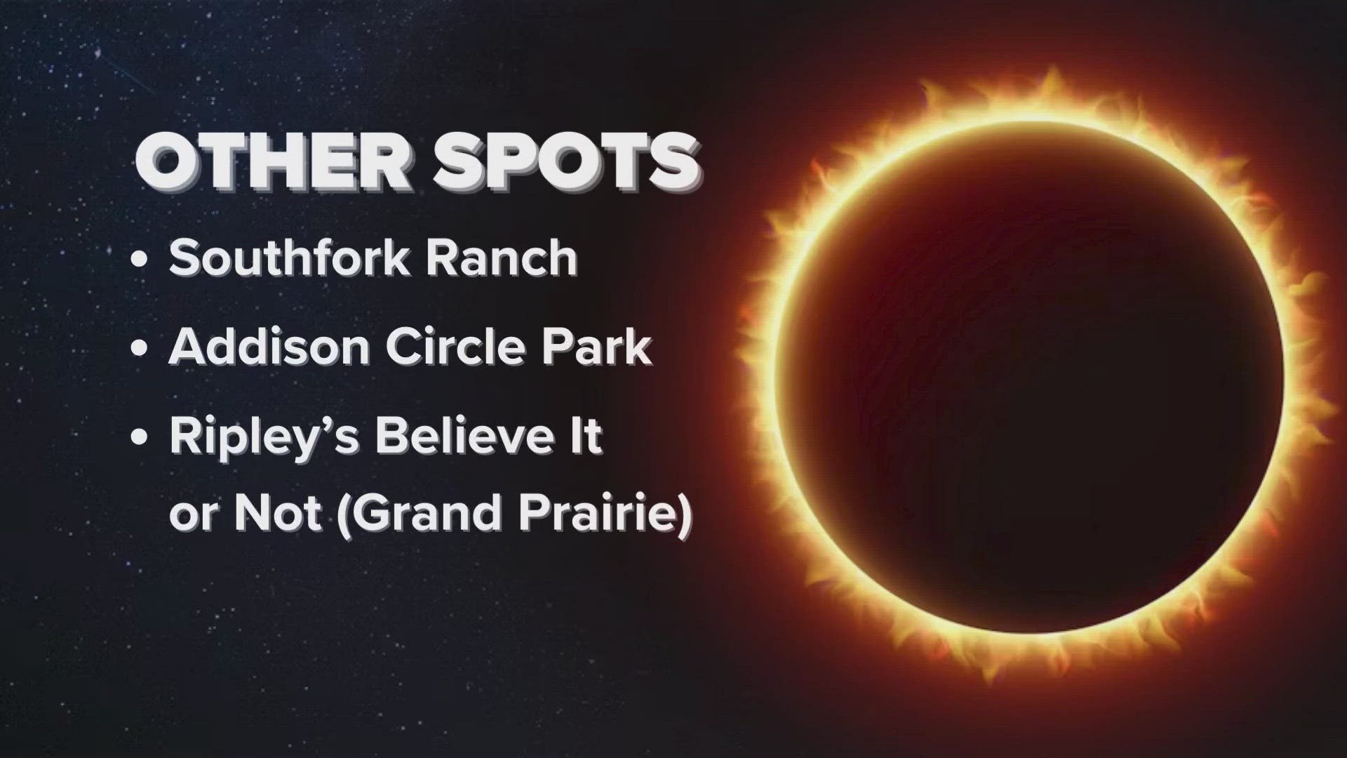 Dallas is the largest city in the path of totality during the total solar eclipse on April 8.