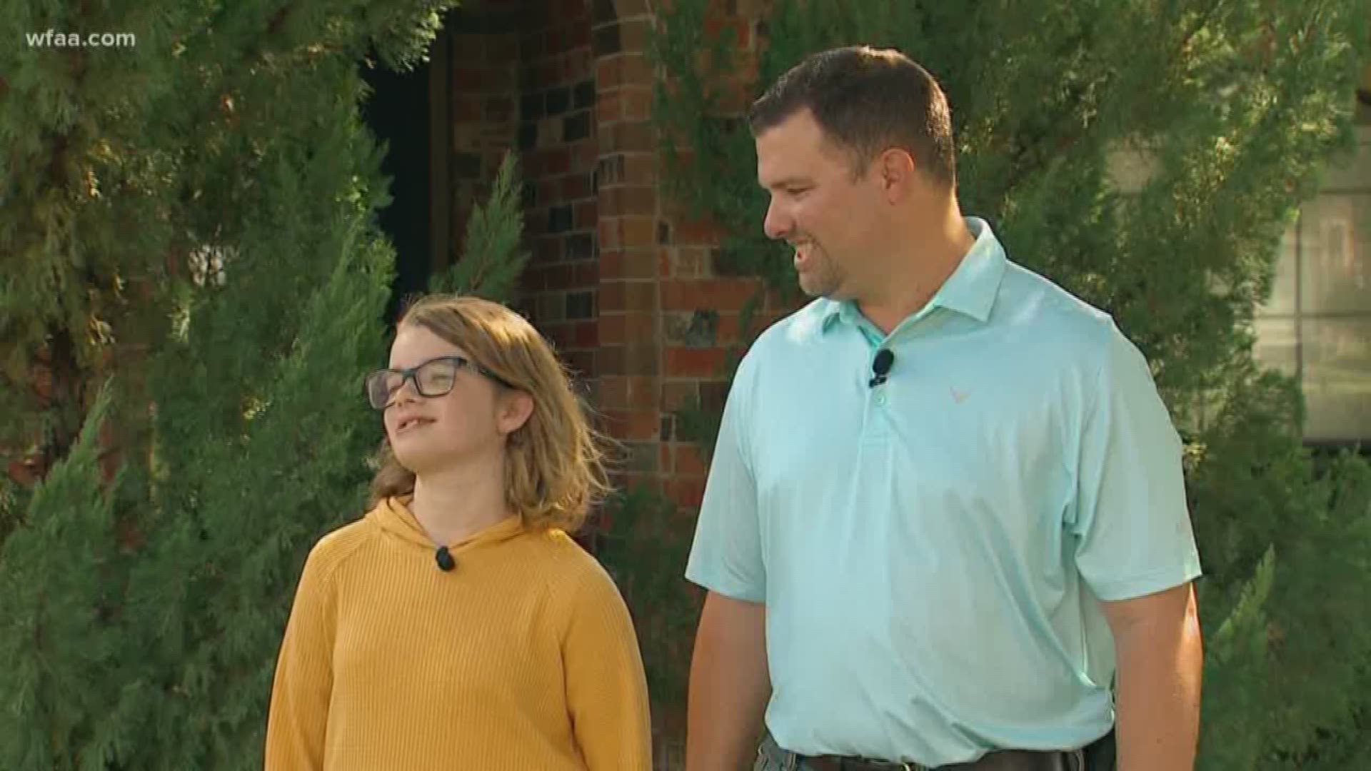 Josh Graham and his daughter Caitlyn instantly recognized the smell of natural gas in their neighborhood. They immediately called Atmos Energy.