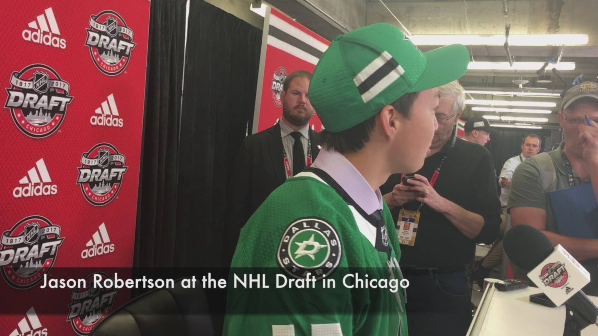Jason Robertson looks to make an impact after being taken 39th overall by the Dallas Stars in the NHL entry draft. WFAA.com