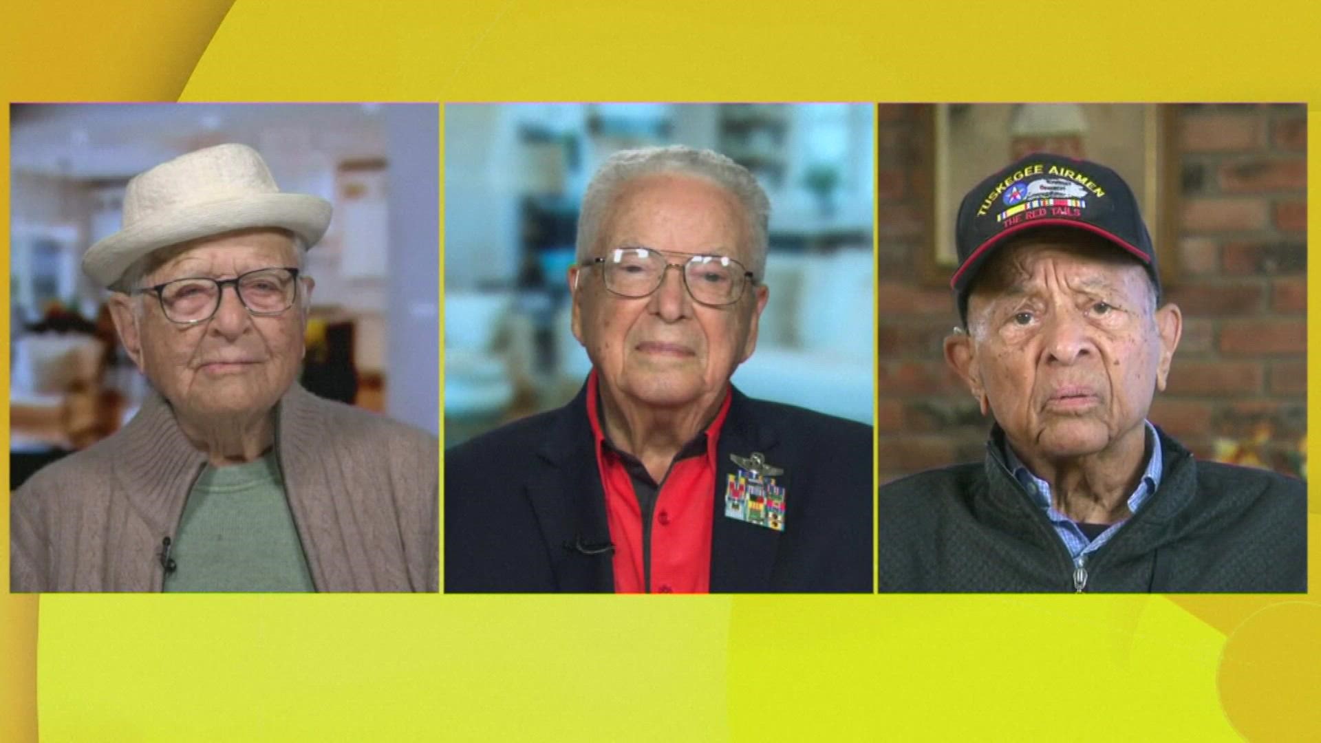 Television icon and veteran Norman Lear vividly remembers the protection the Tuskegee Airmen provided during combat missions.