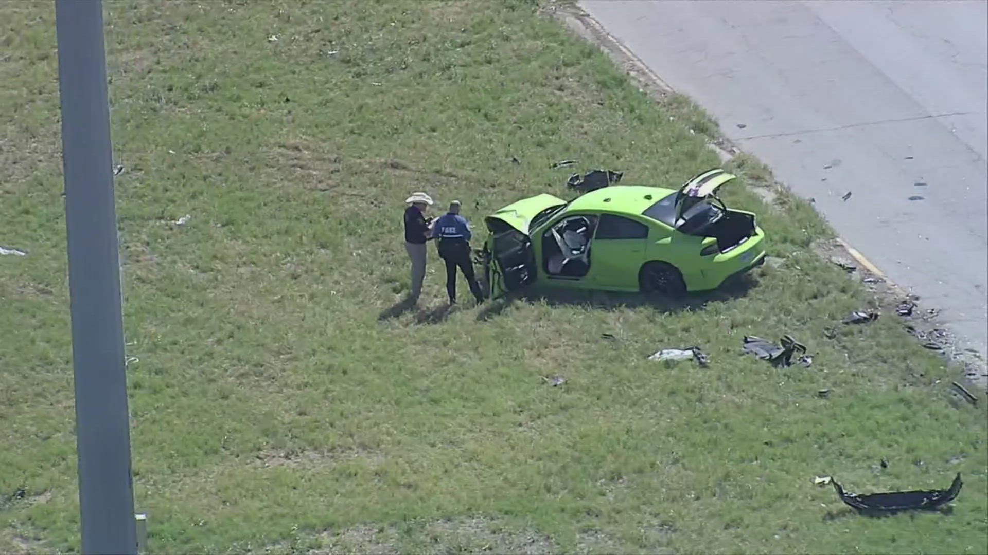 Police responded to the crash at the intersection of E. Euless Boulevard and Dickey Drive near Highway 183 in Euless, Texas.