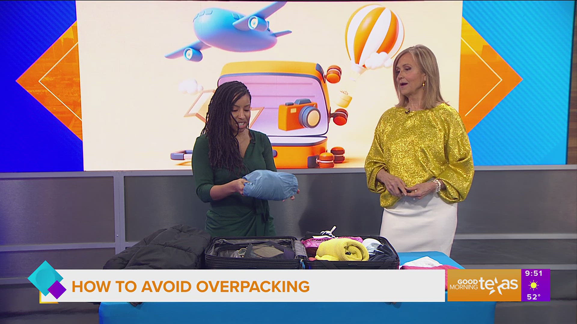 Vanessa Ray with Lailas Luggage shares how to avoid overpacking and maximize the use of your suitcase.