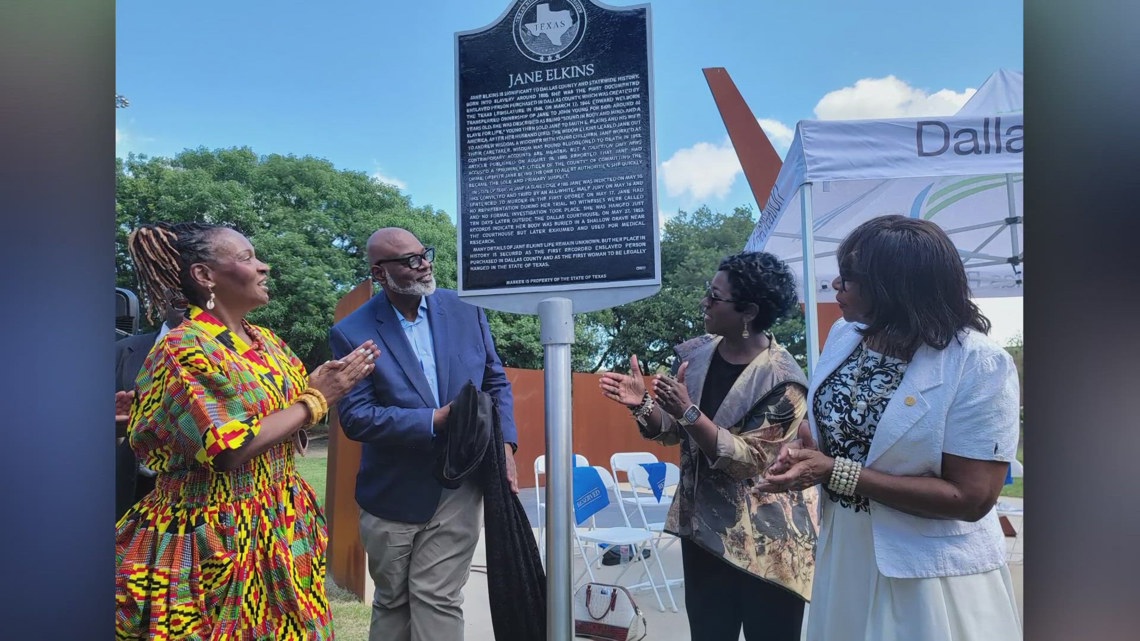 Dallas city leaders unveil markers memorializing victims of racial ...