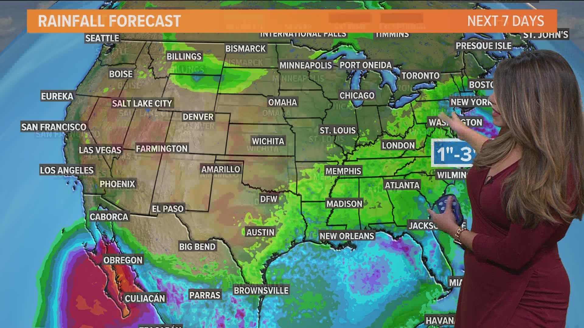 Extreme weather is being seen across the country this week.