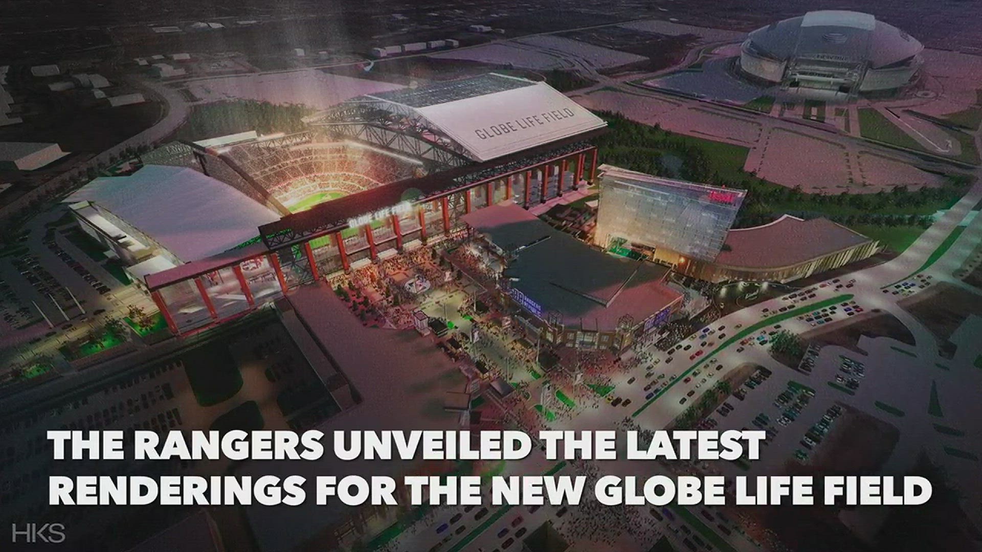 The Rangers have unveiled the latest design renderings for a new, retractable-roof stadium slated to open in 2020. WFAA.com