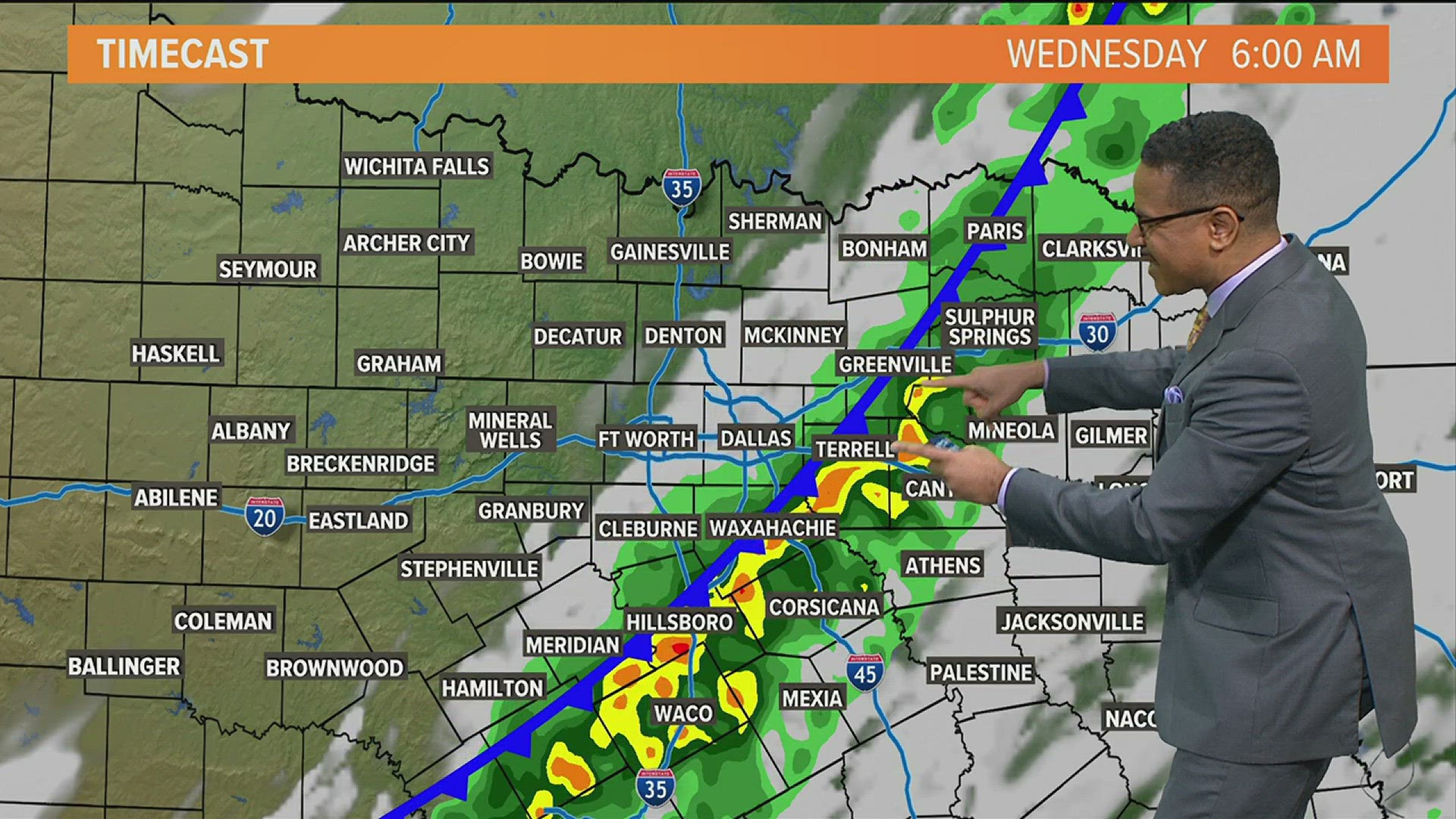 DFW Weather: Tracking severe storm chances Wednesday morning