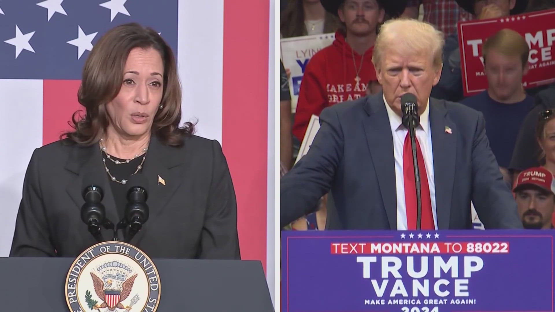 Donald Trump says he will not run for president again whether he wins or loses, and both Kamala Harris accepts debate with CNN.