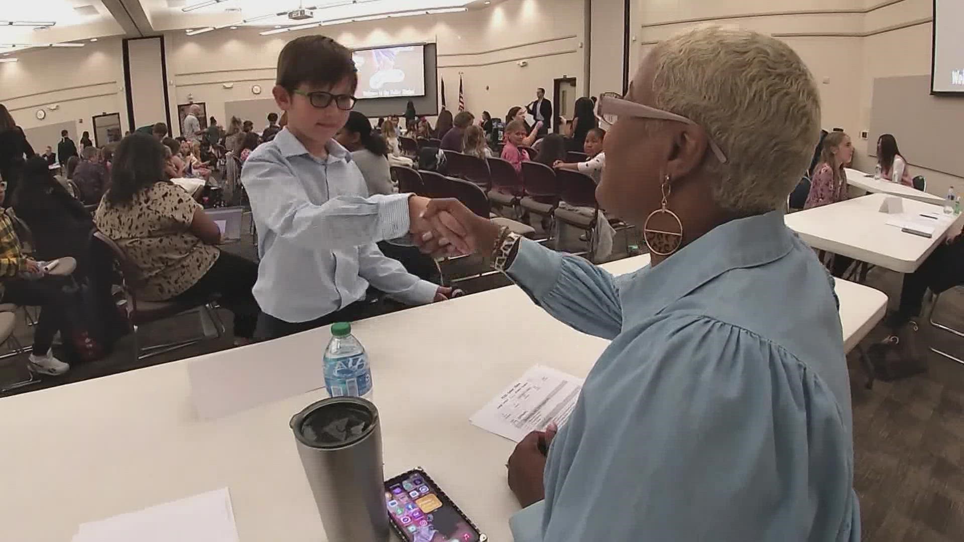 Meet a Keller ISD elementary school student, and there's a good chance you'll get a very firm handshake.