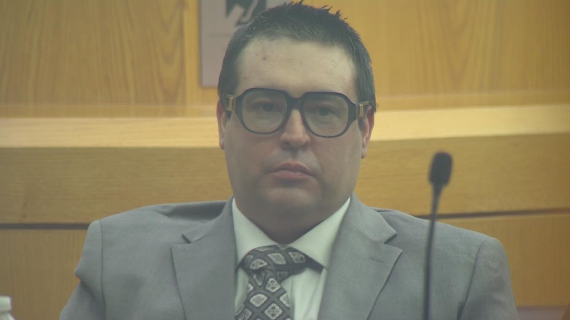 Richard Acosta Jr. is accused of capital murder for driving his then 14yo son Abel Acosta to and from a triple murder scene in Garland in 2021.